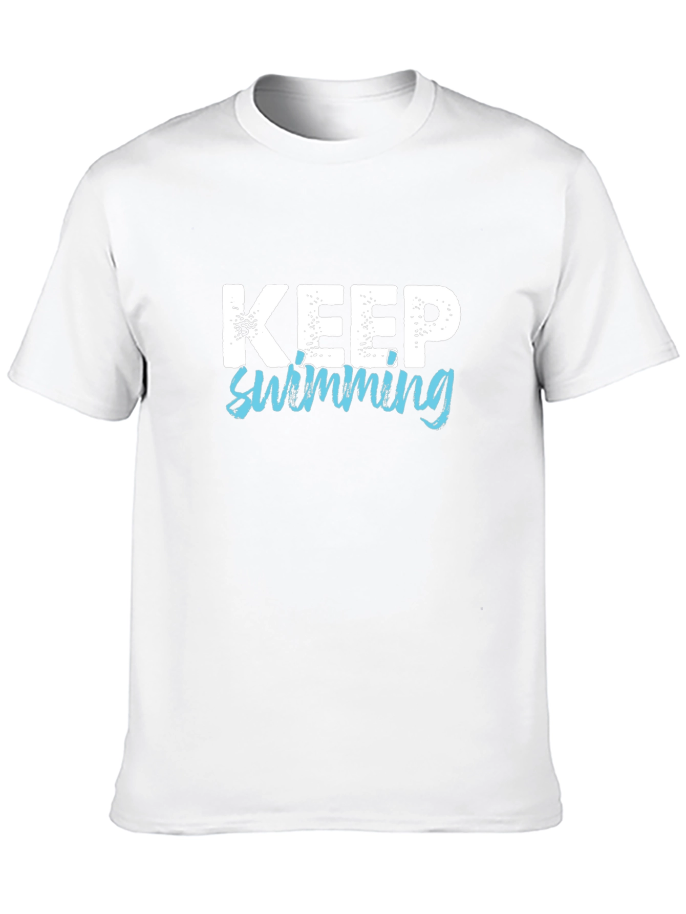 Keep Swimming Graphic Tee - Black T-Shirt