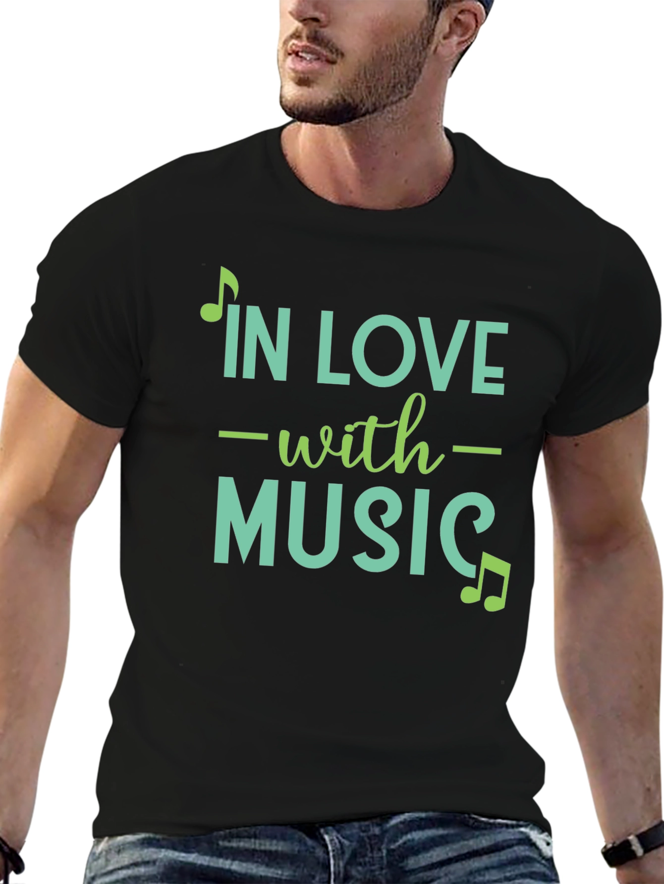 In Love With Music Graphic Tee