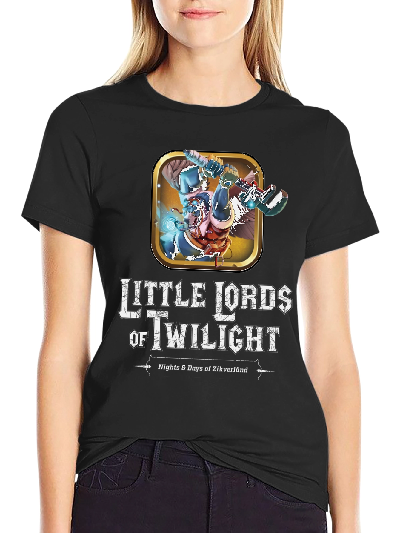 Little Lords of Twilight Black Graphic Tee