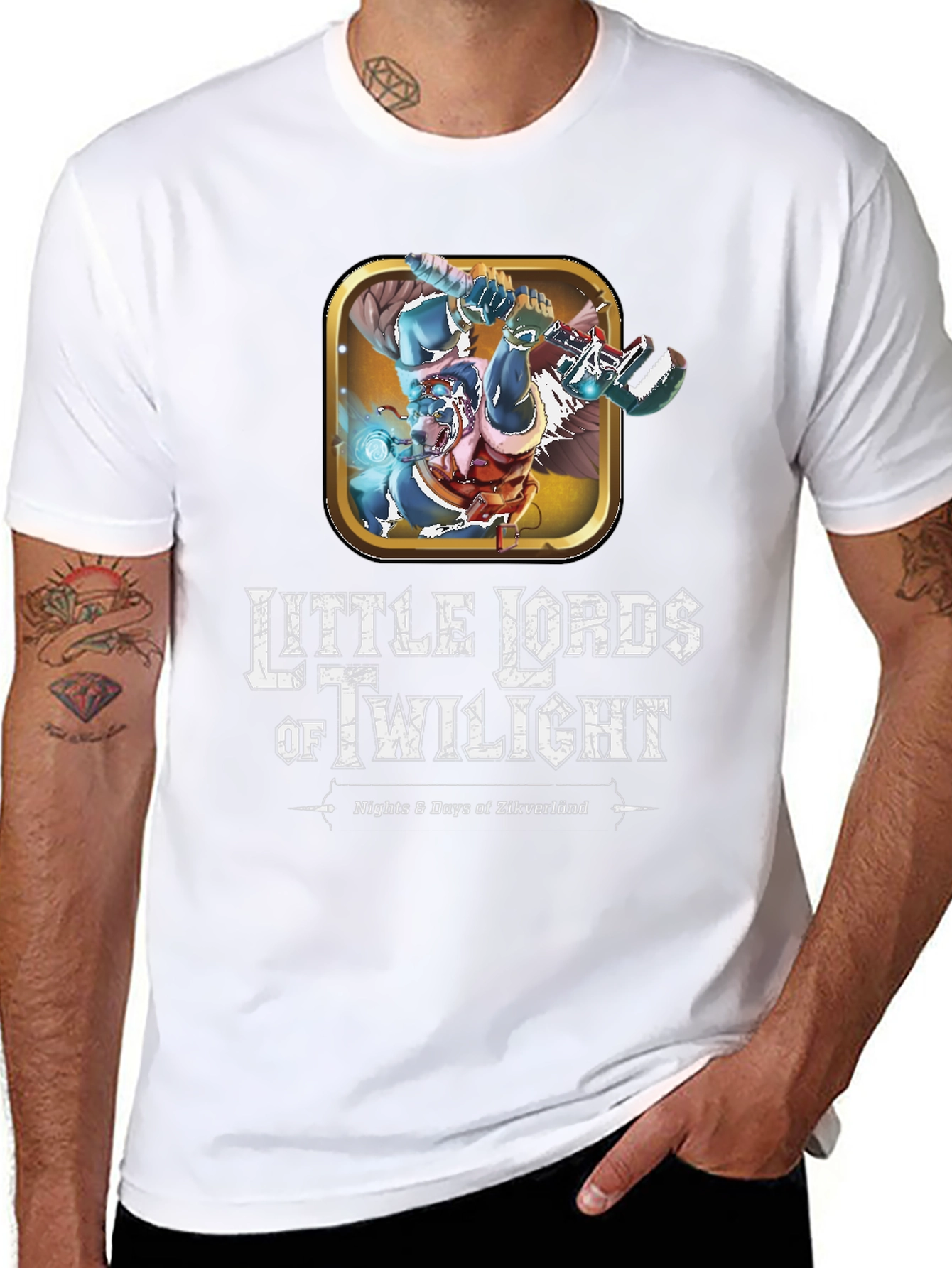 Little Lords of Twilight Black Graphic Tee