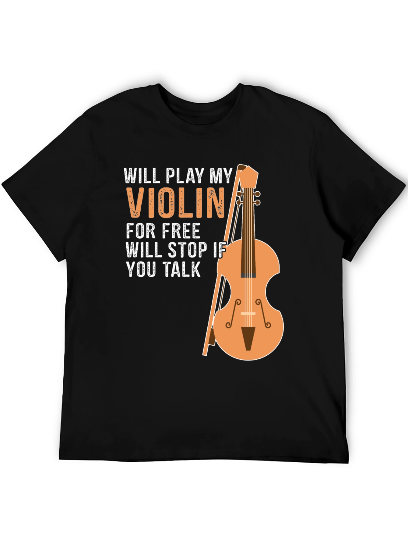 Will Play My Violin Graphic Tee