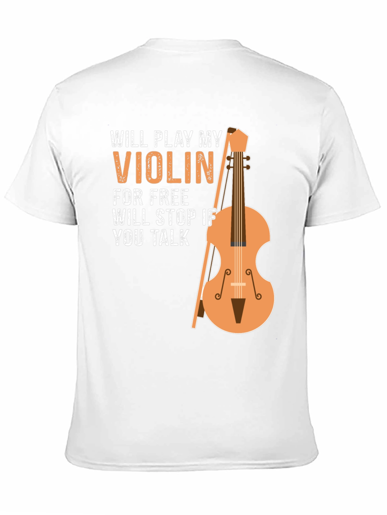 Will Play My Violin Graphic Tee
