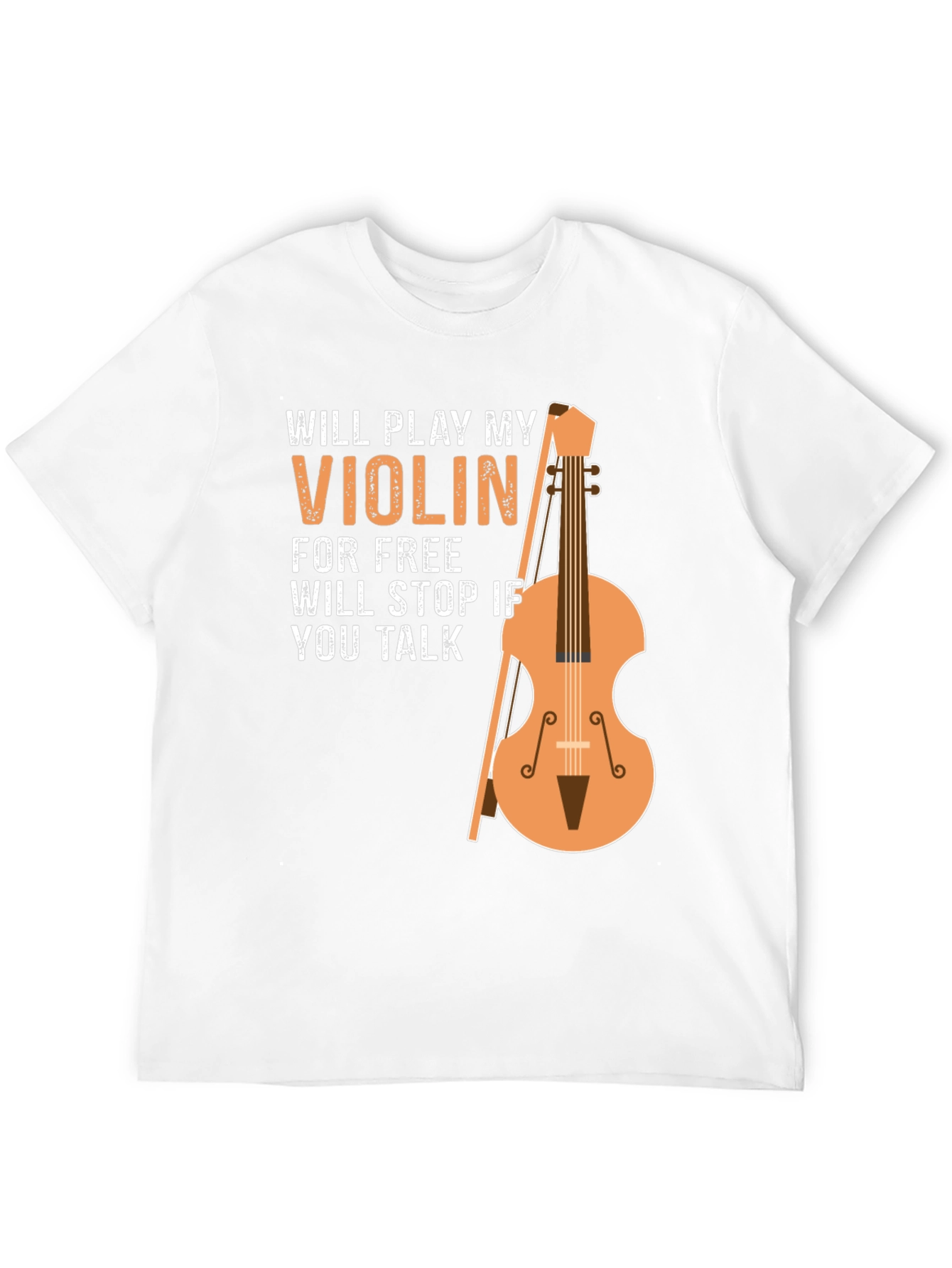 Will Play My Violin Graphic Tee