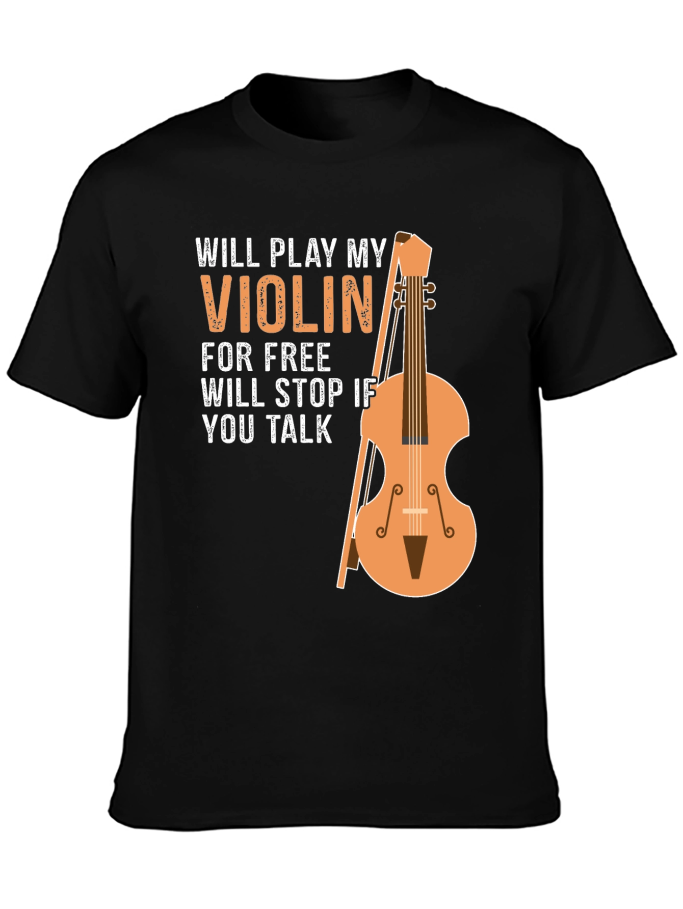 Will Play My Violin Graphic Tee