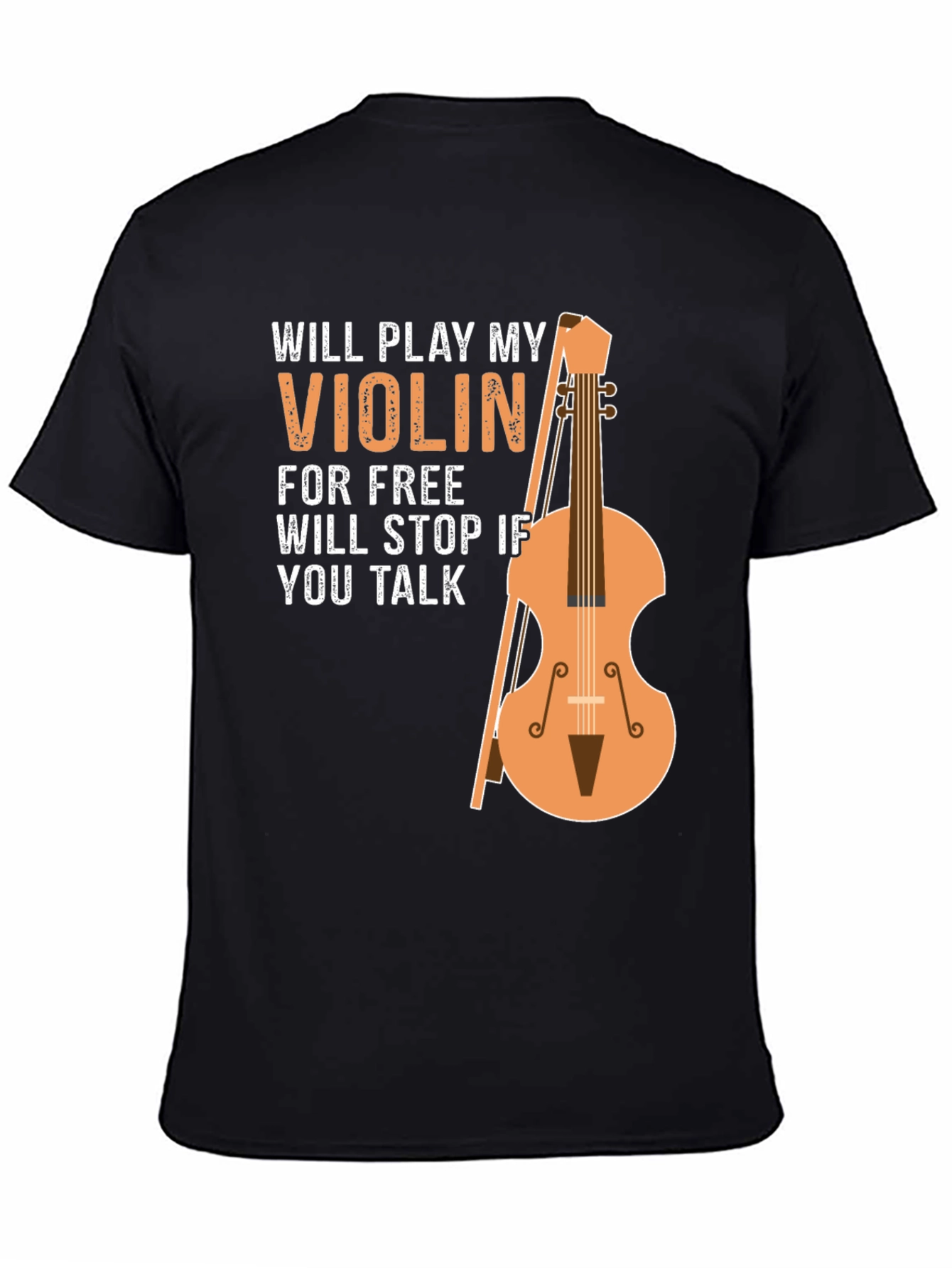 Will Play My Violin Graphic Tee