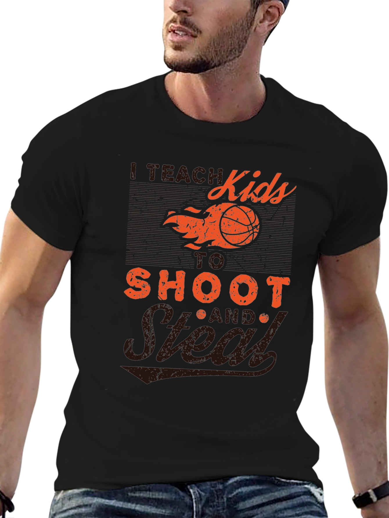 I Teach Kids to Shoot & Steal T-Shirt
