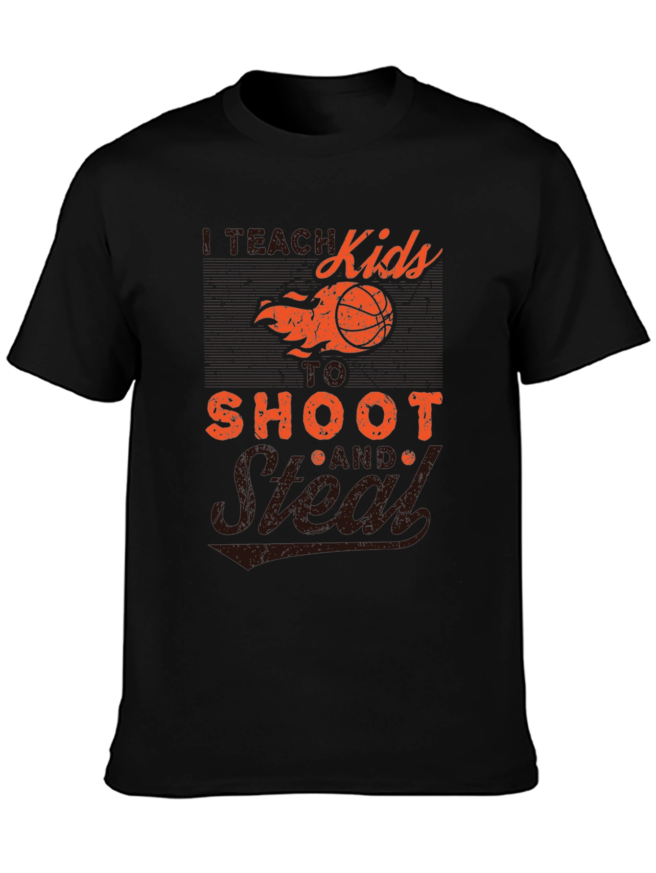 I Teach Kids to Shoot & Steal T-Shirt