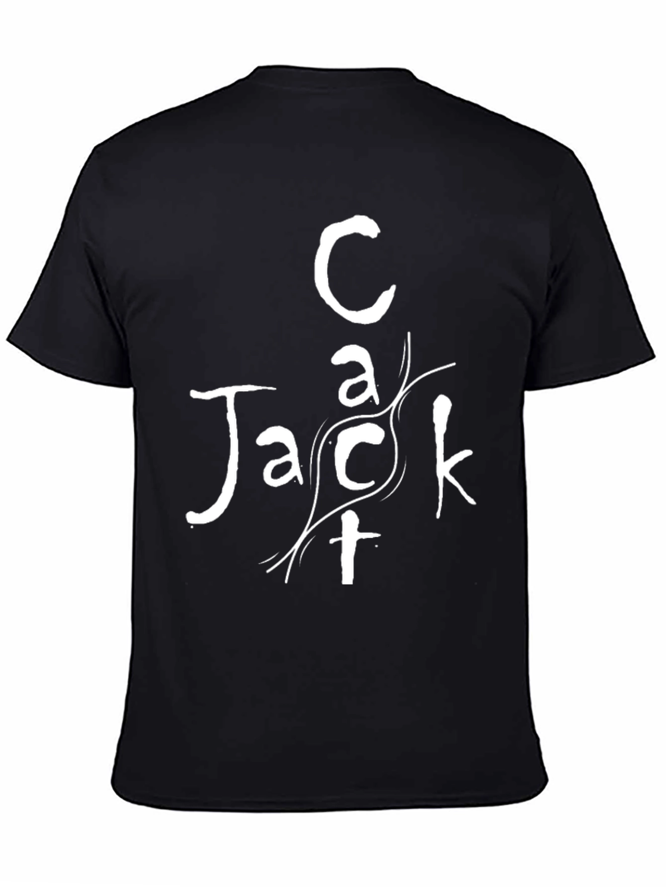 Cact Jack Graphic Tee - Stylish Black Cotton T-Shirt