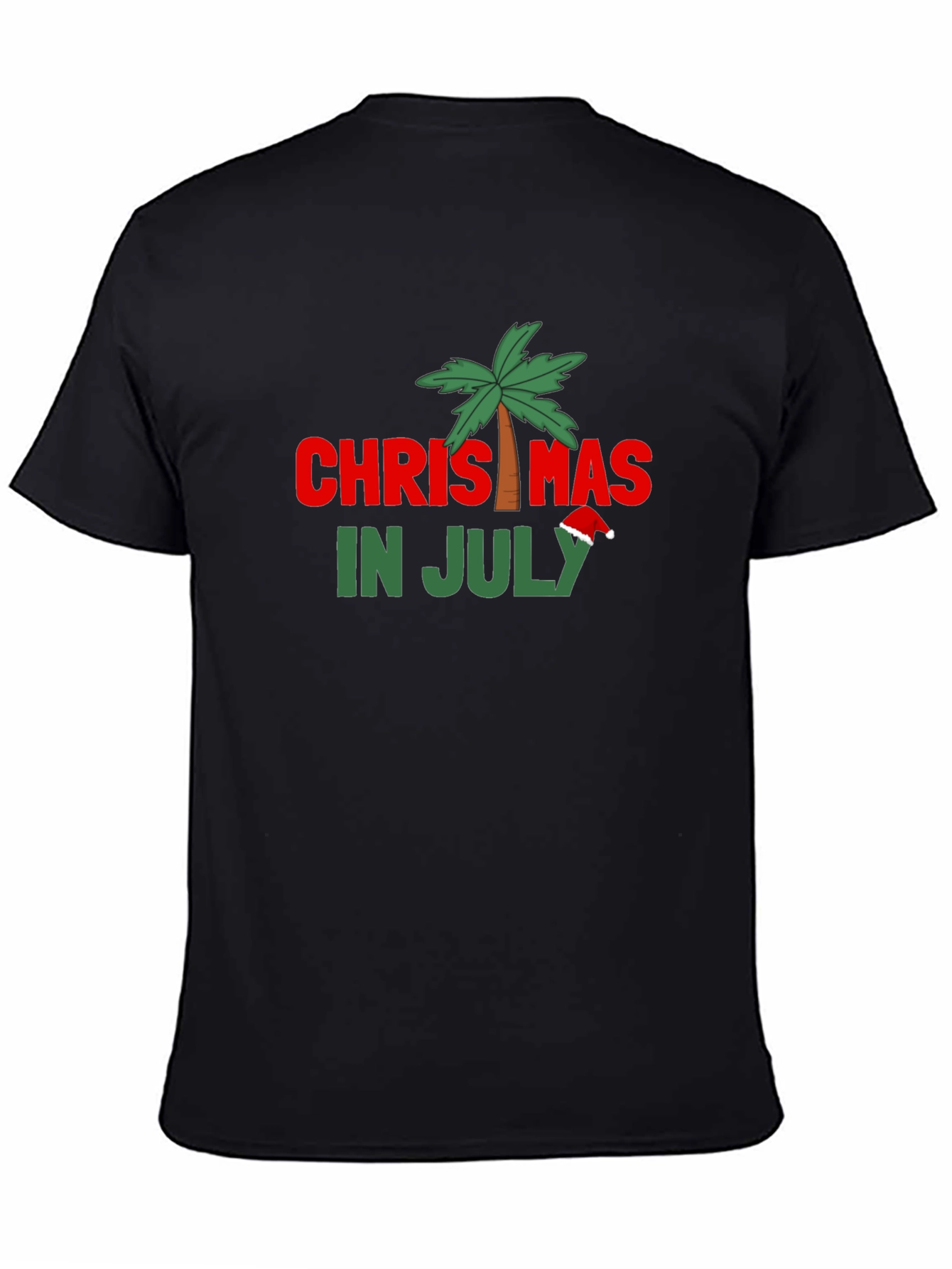 Christmas in July Black T-Shirt