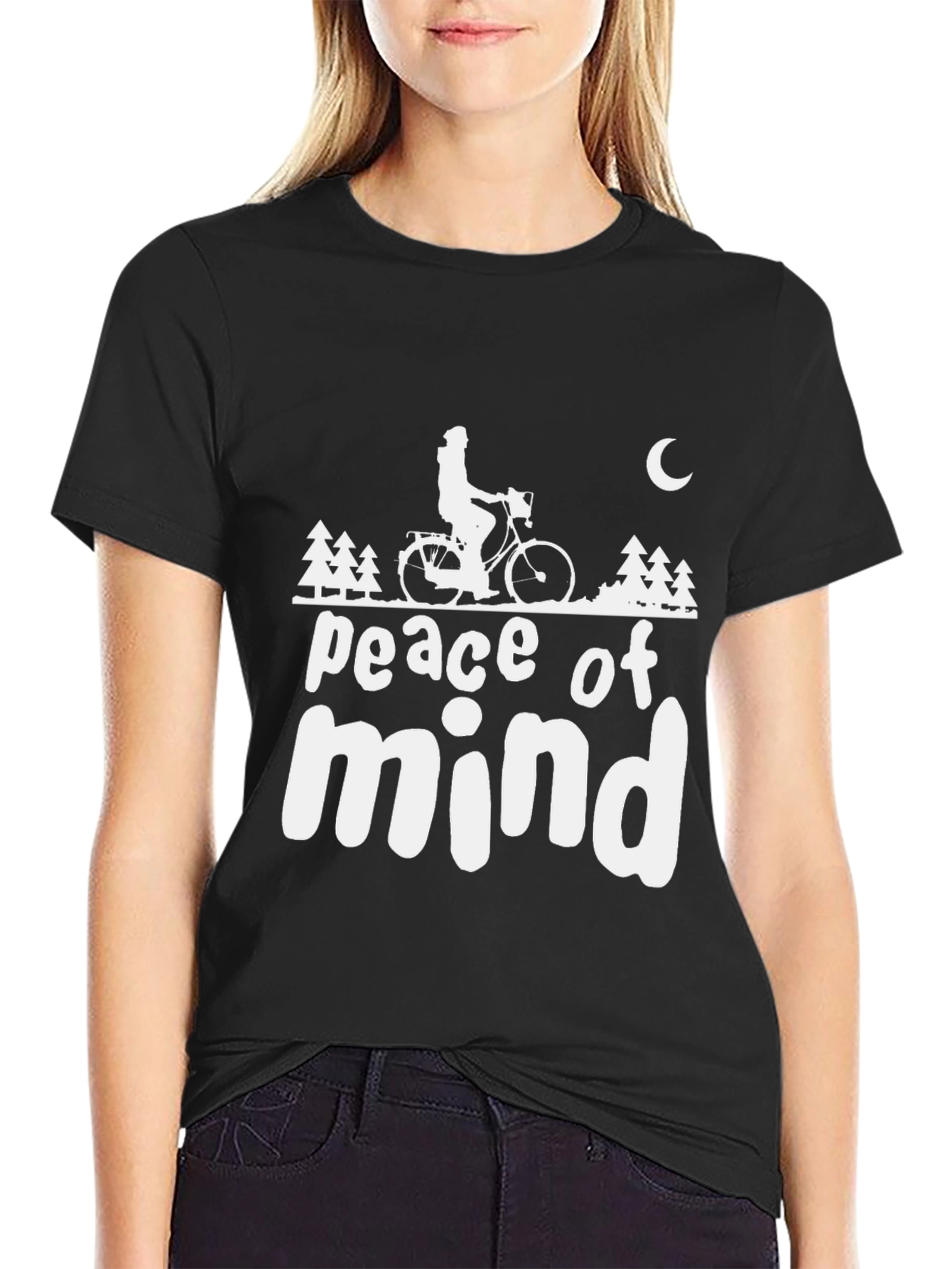 Peace of Mind Biker T-Shirt - Nature Ride Tee