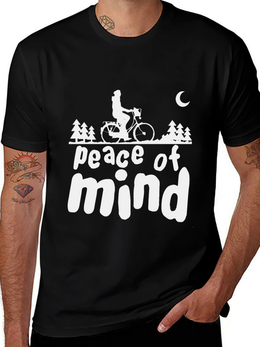 Peace of Mind Biker T-Shirt - Nature Ride Tee