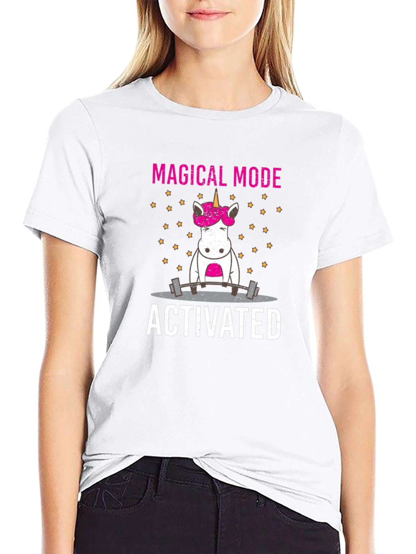 Magical Mode Activated Unicorn Gym T-Shirt