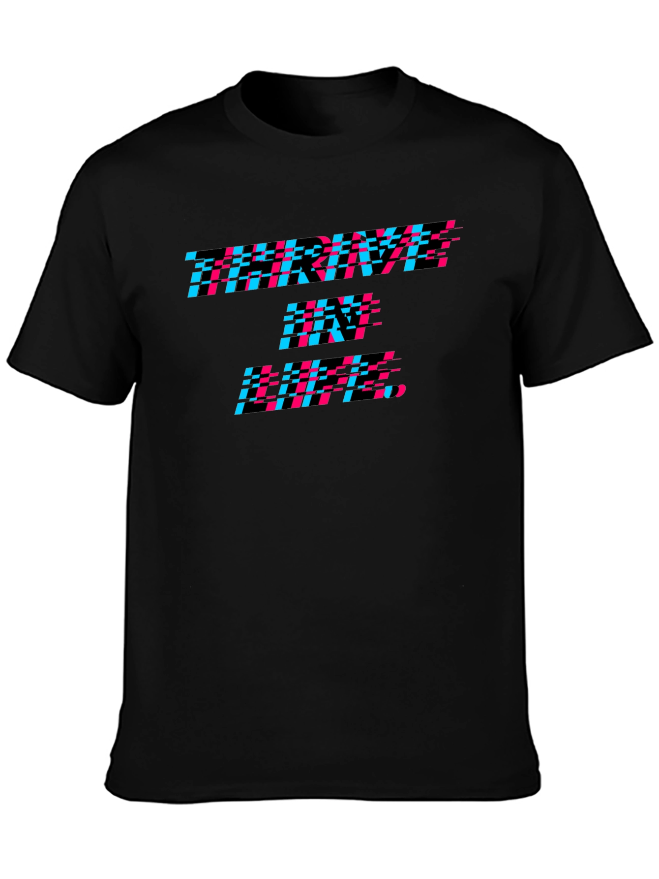 Karma In Pixels Black Tee