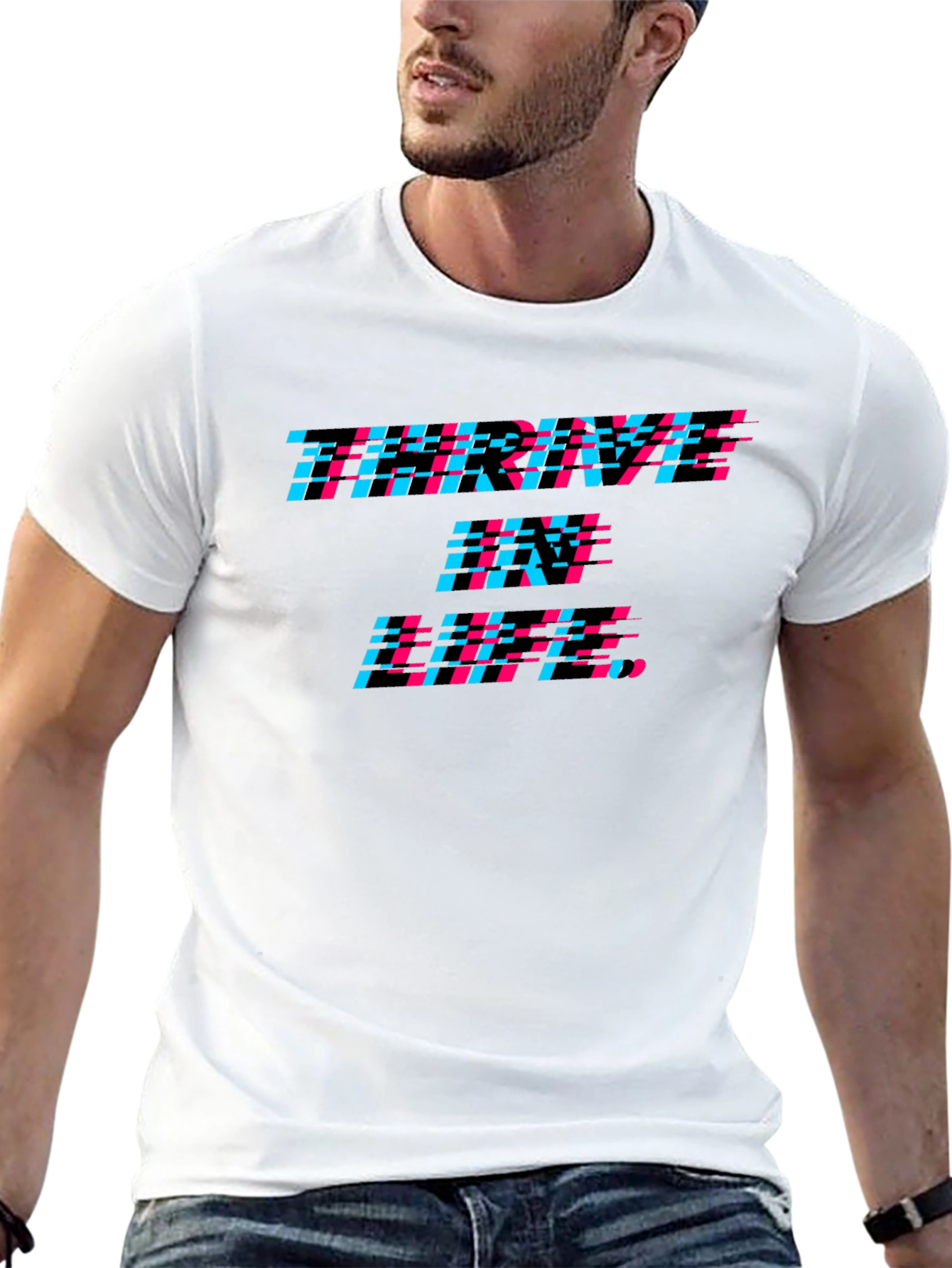 Karma In Pixels Black Tee