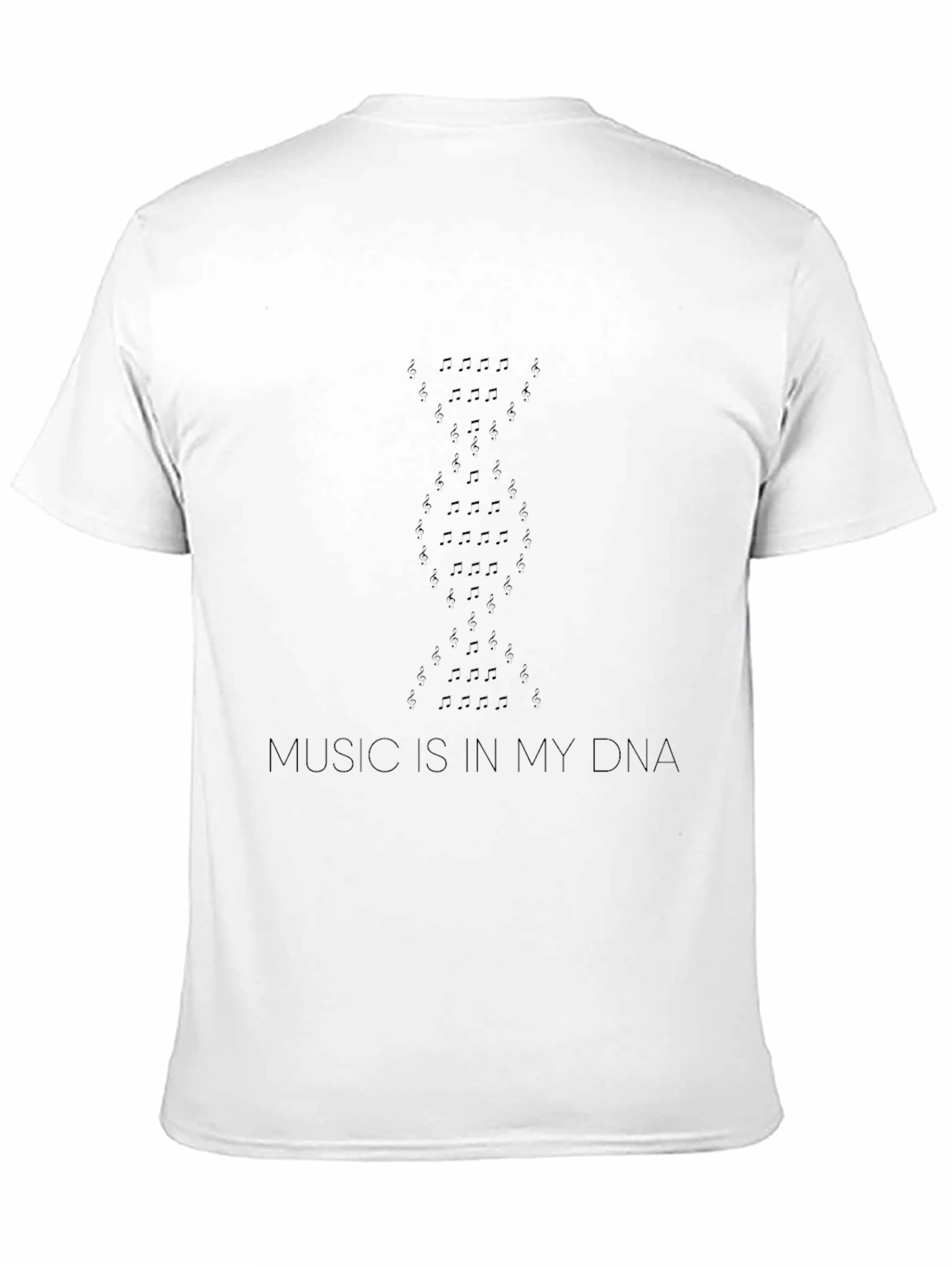 Music DNA Graphic T-Shirt - Black
