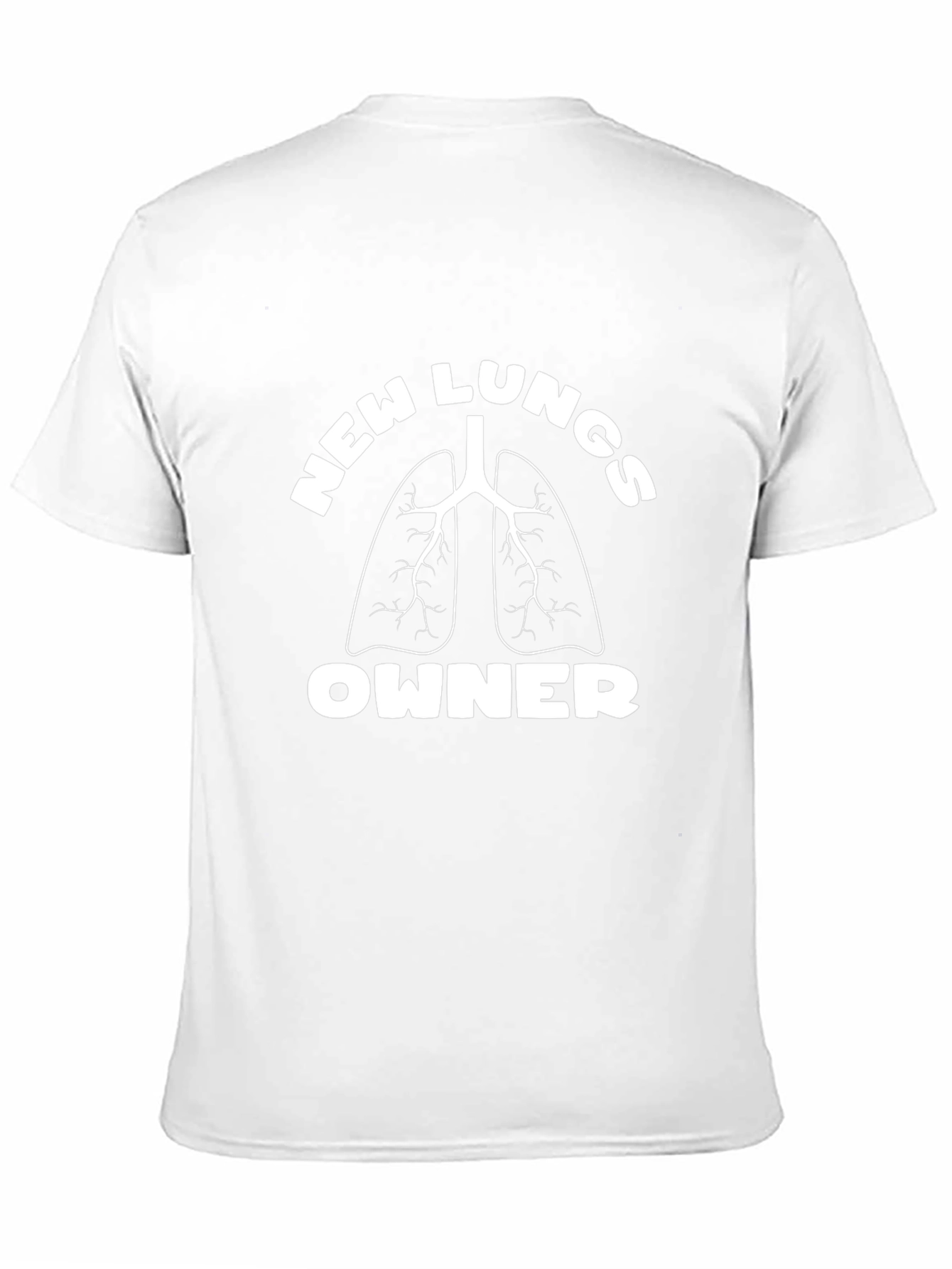 New Lungs Owner Black T-Shirt Organ Recipient