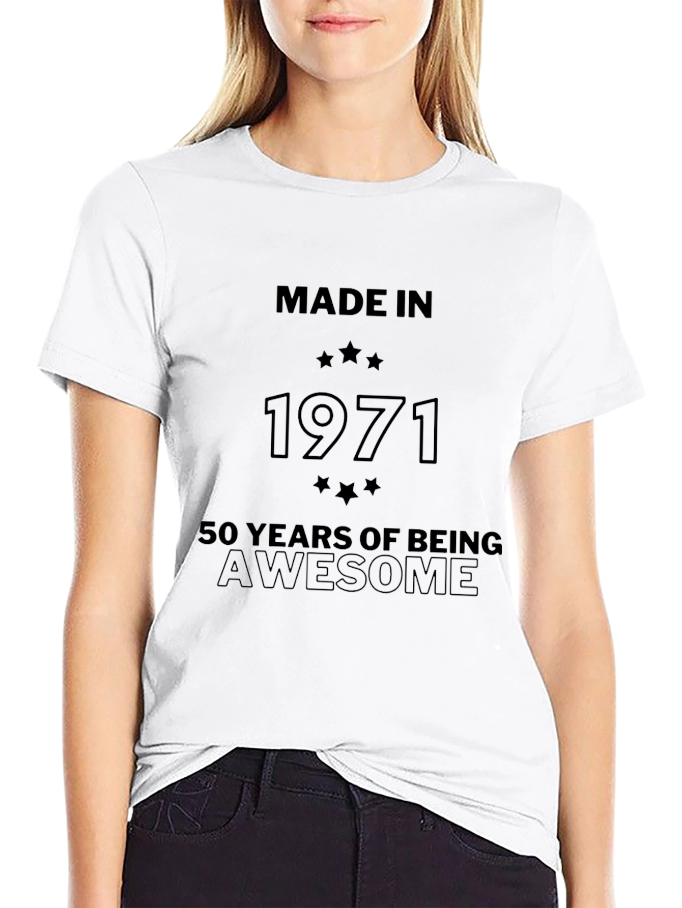 Made in 1971 Awesome 50th Birthday T-Shirt
