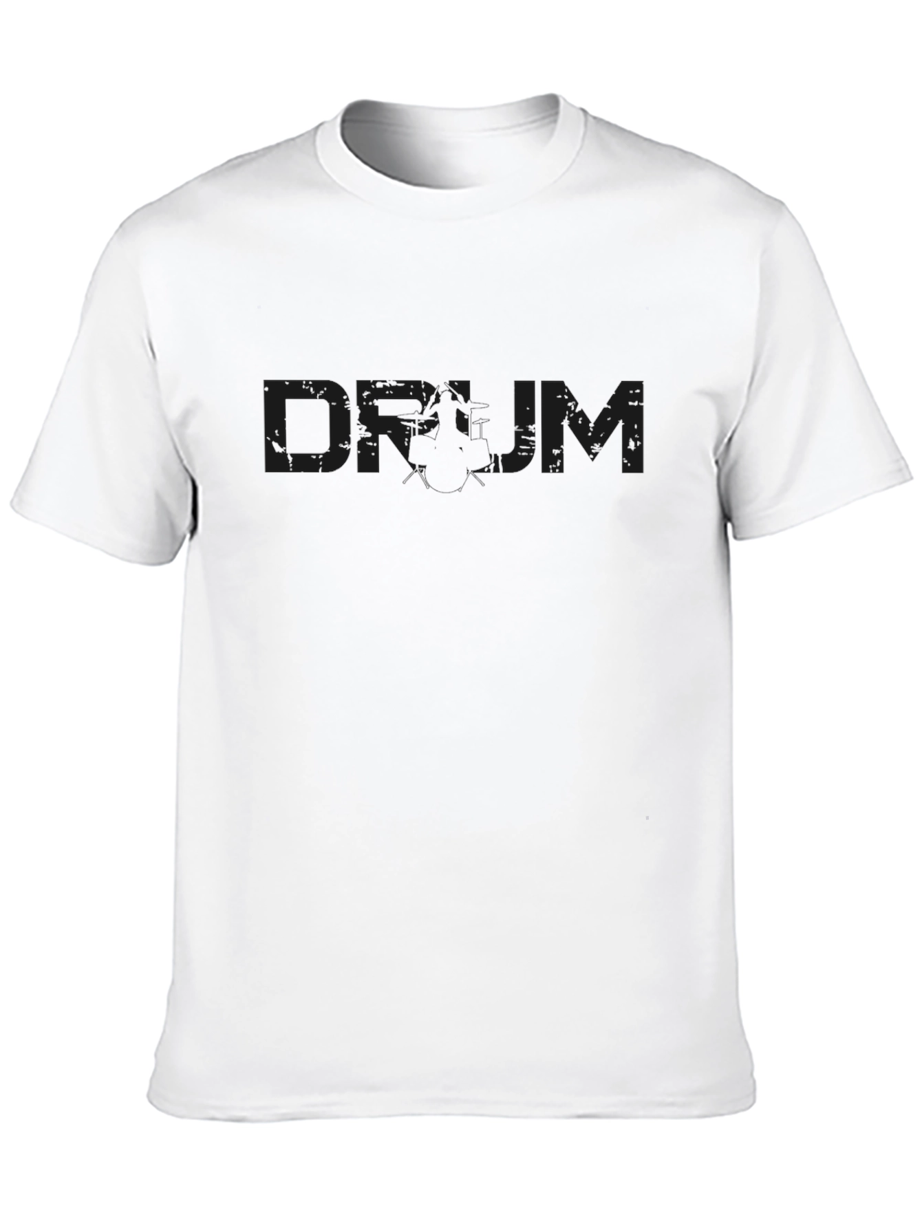 Mens Black DRUM Graphic Tee