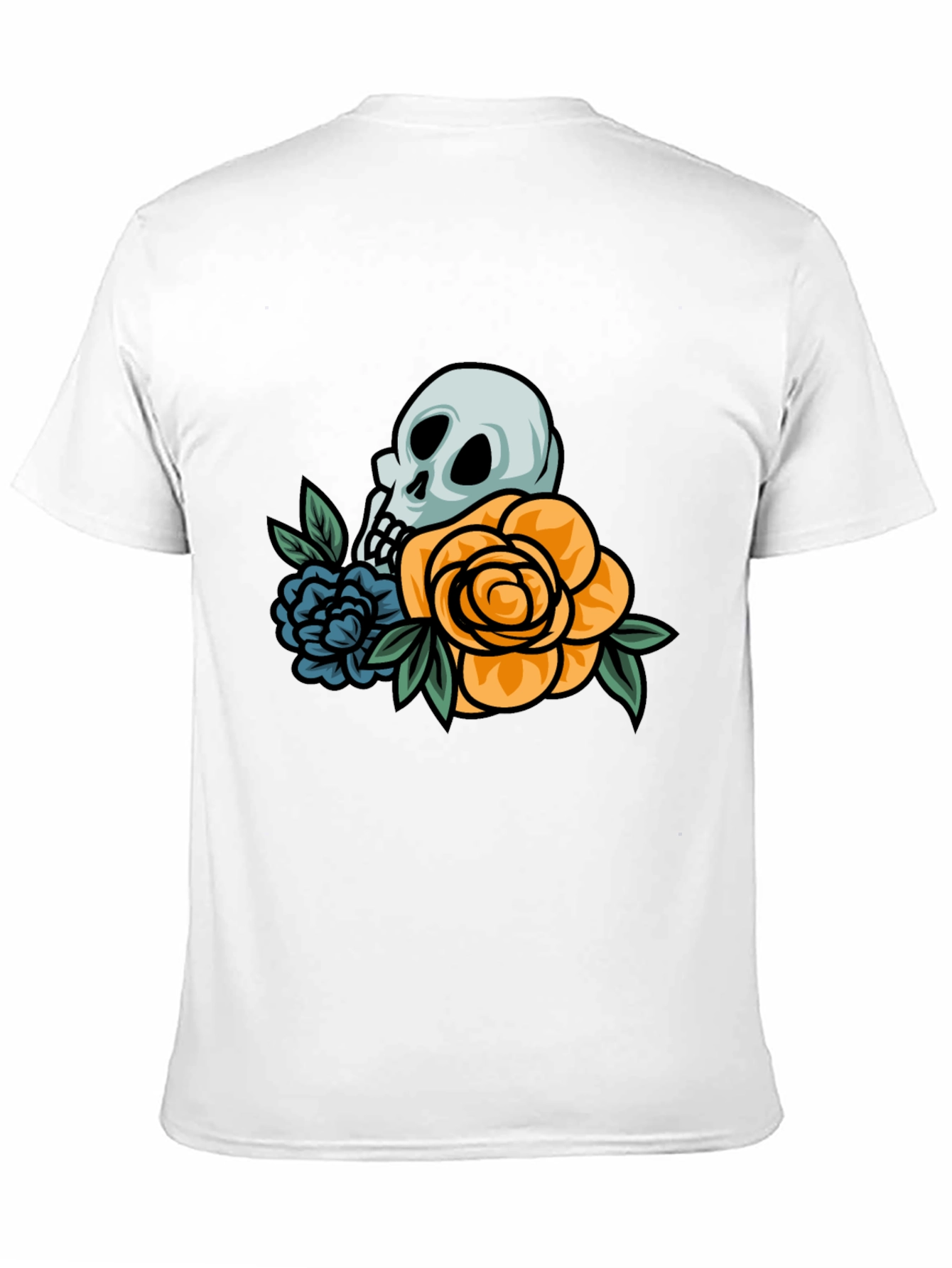 Skull & Roses Graphic T-Shirt