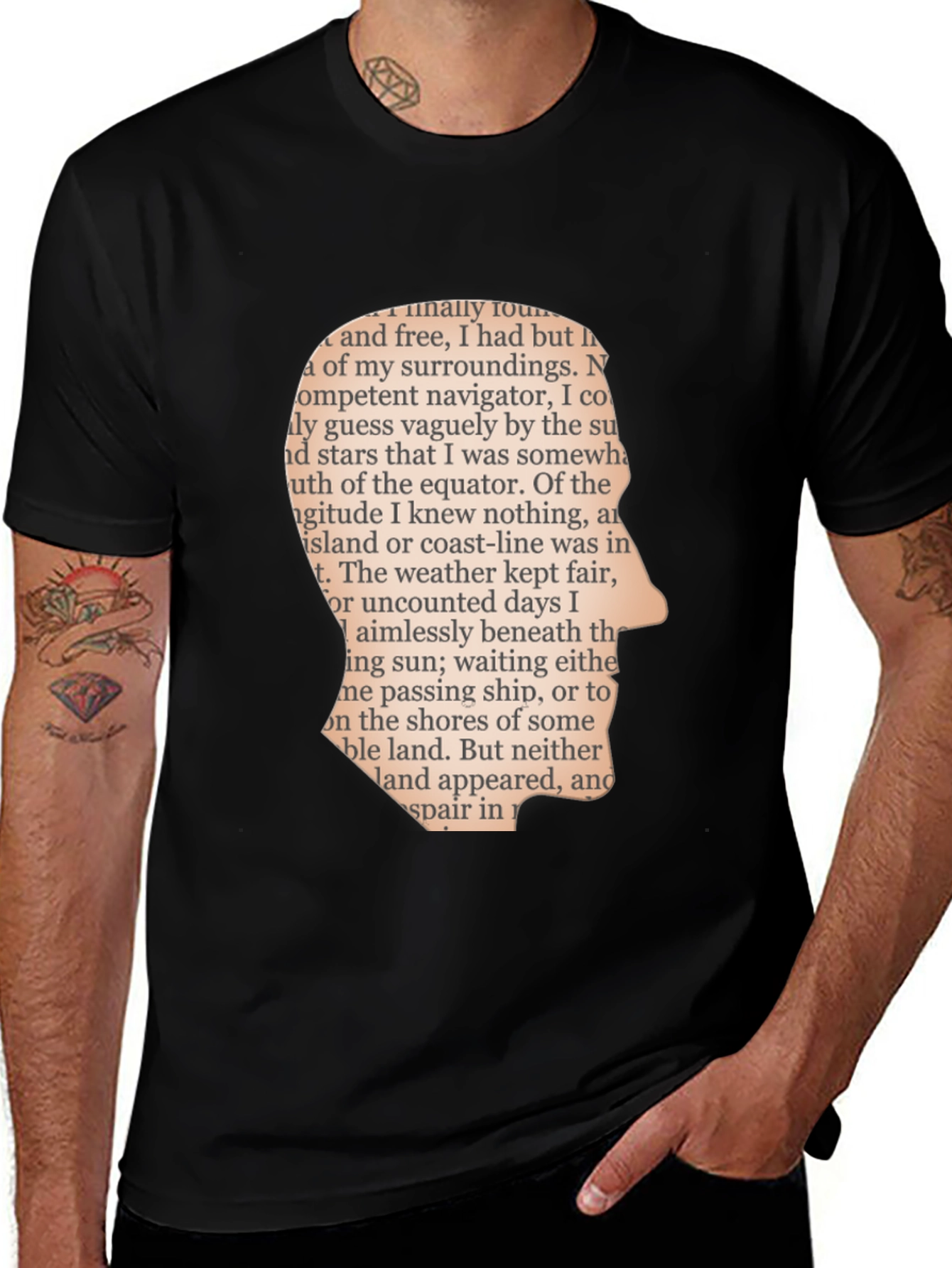 Literary Silhouette T-Shirt