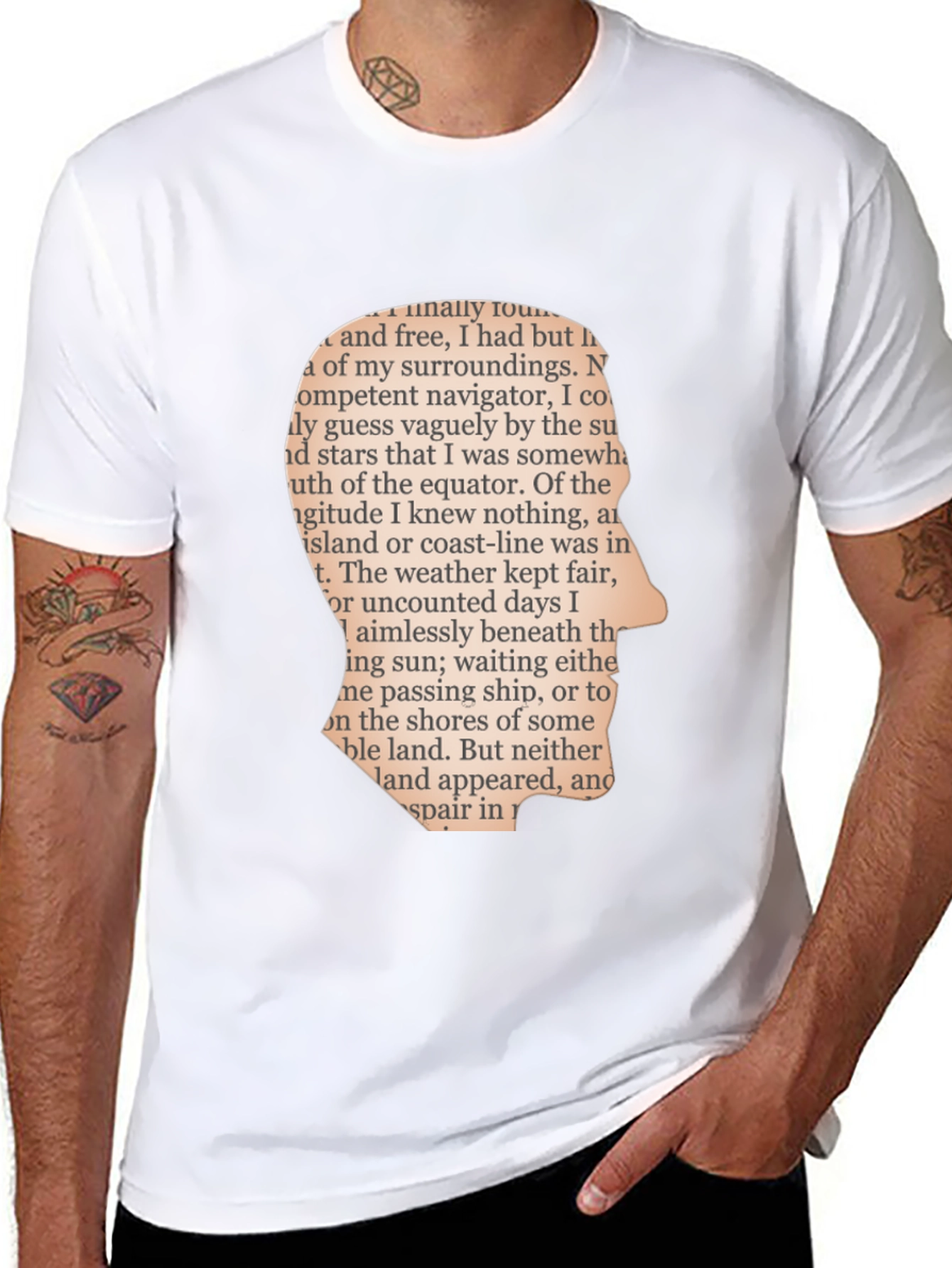 Literary Silhouette T-Shirt