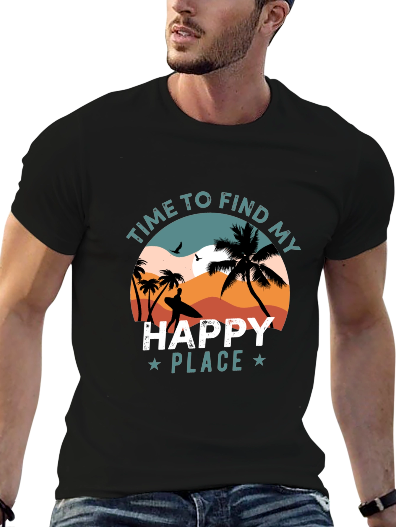 Time To Find My Happy Place Graphic Tee
