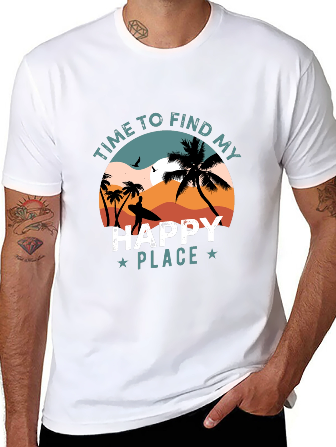 Time To Find My Happy Place Graphic Tee
