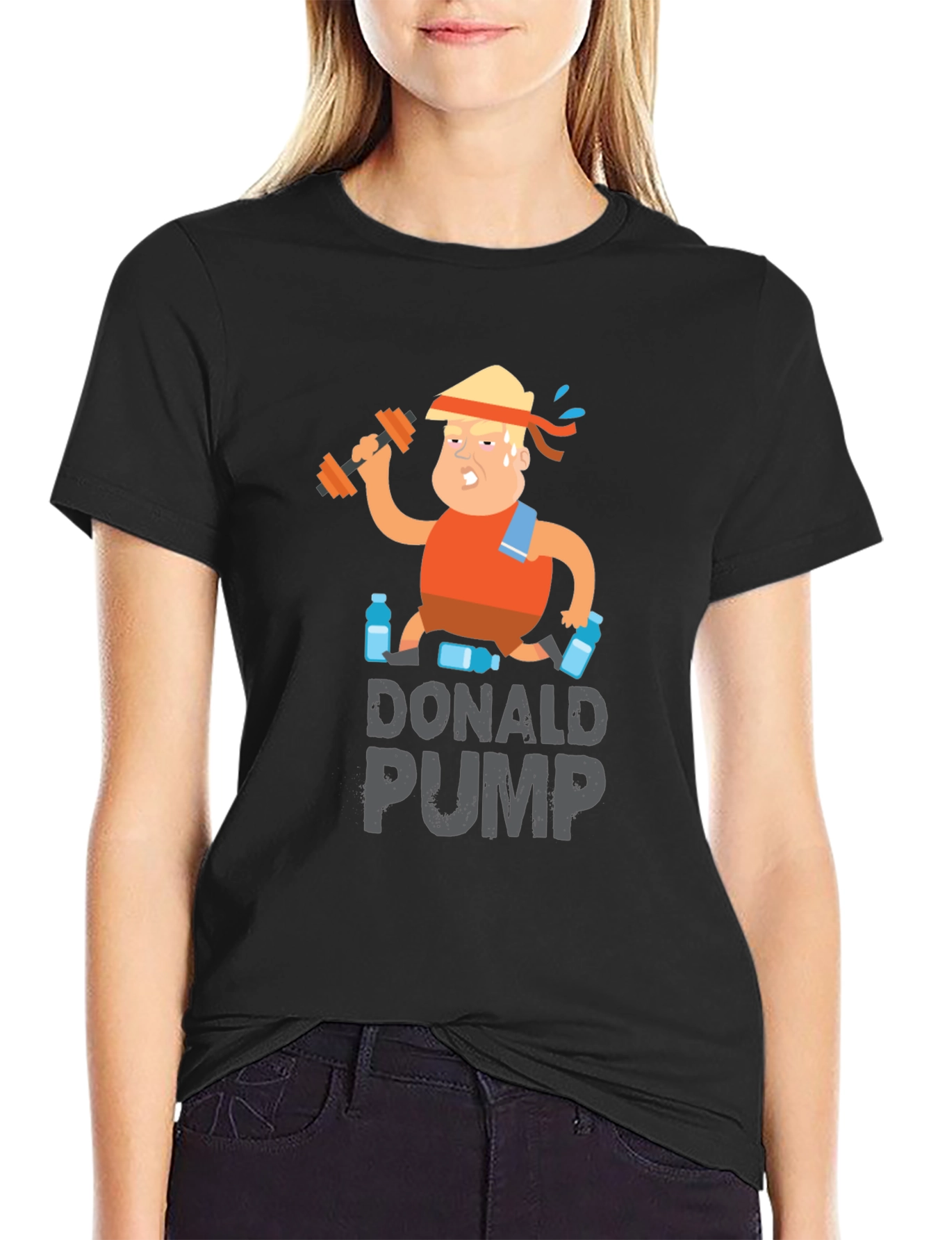 Donald Pump T-Shirt - Funny Gym Workout Tee