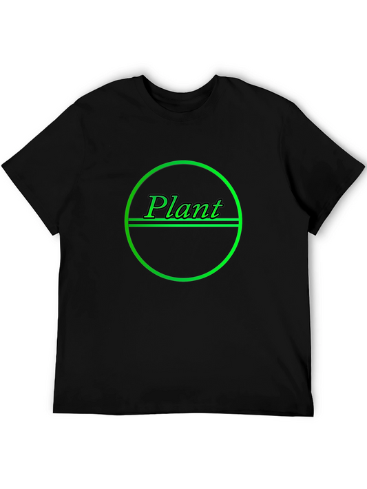 Plant Graphic T-Shirt - Black