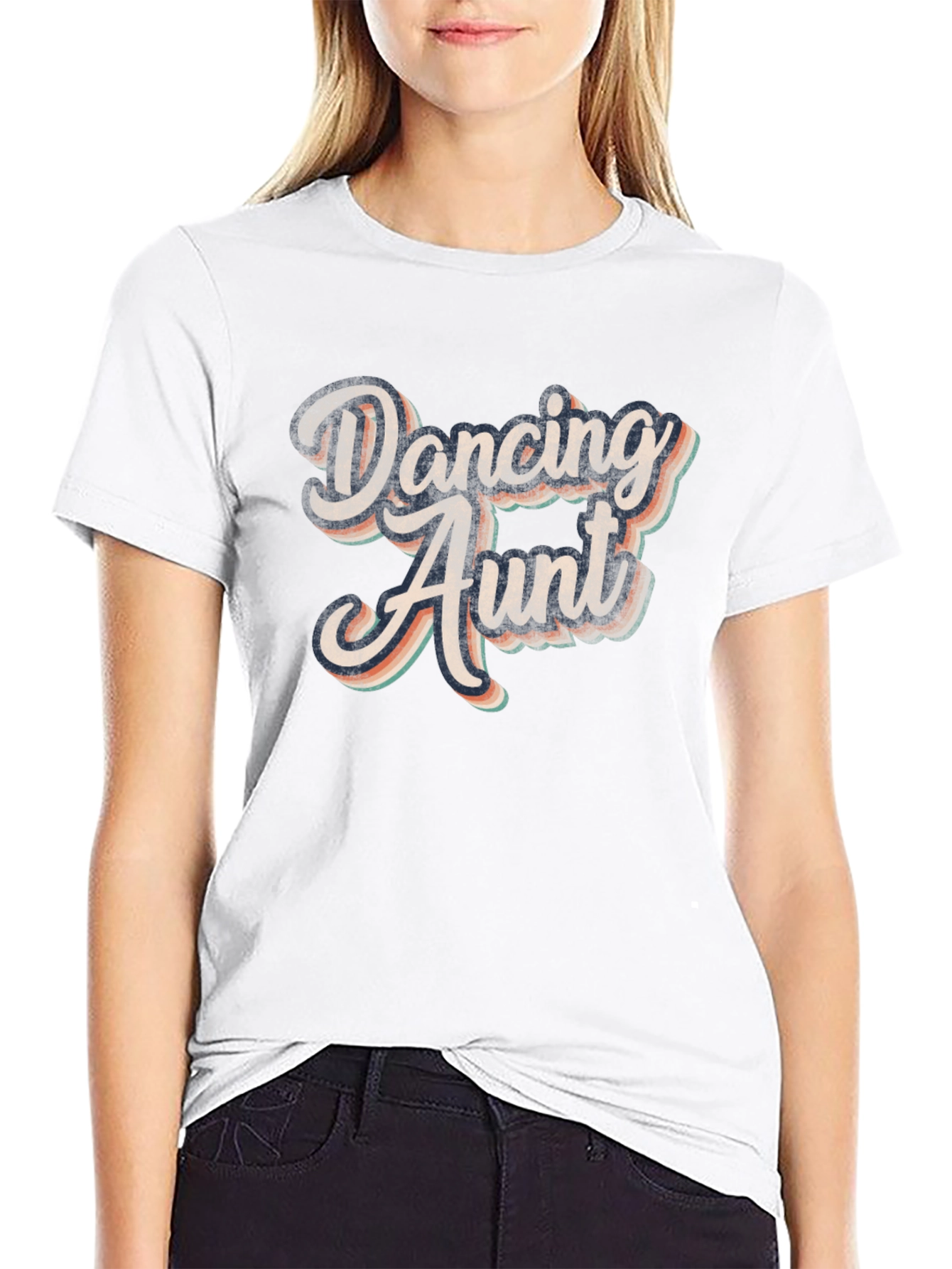 Dancing Aunt T-Shirt - Retro Style