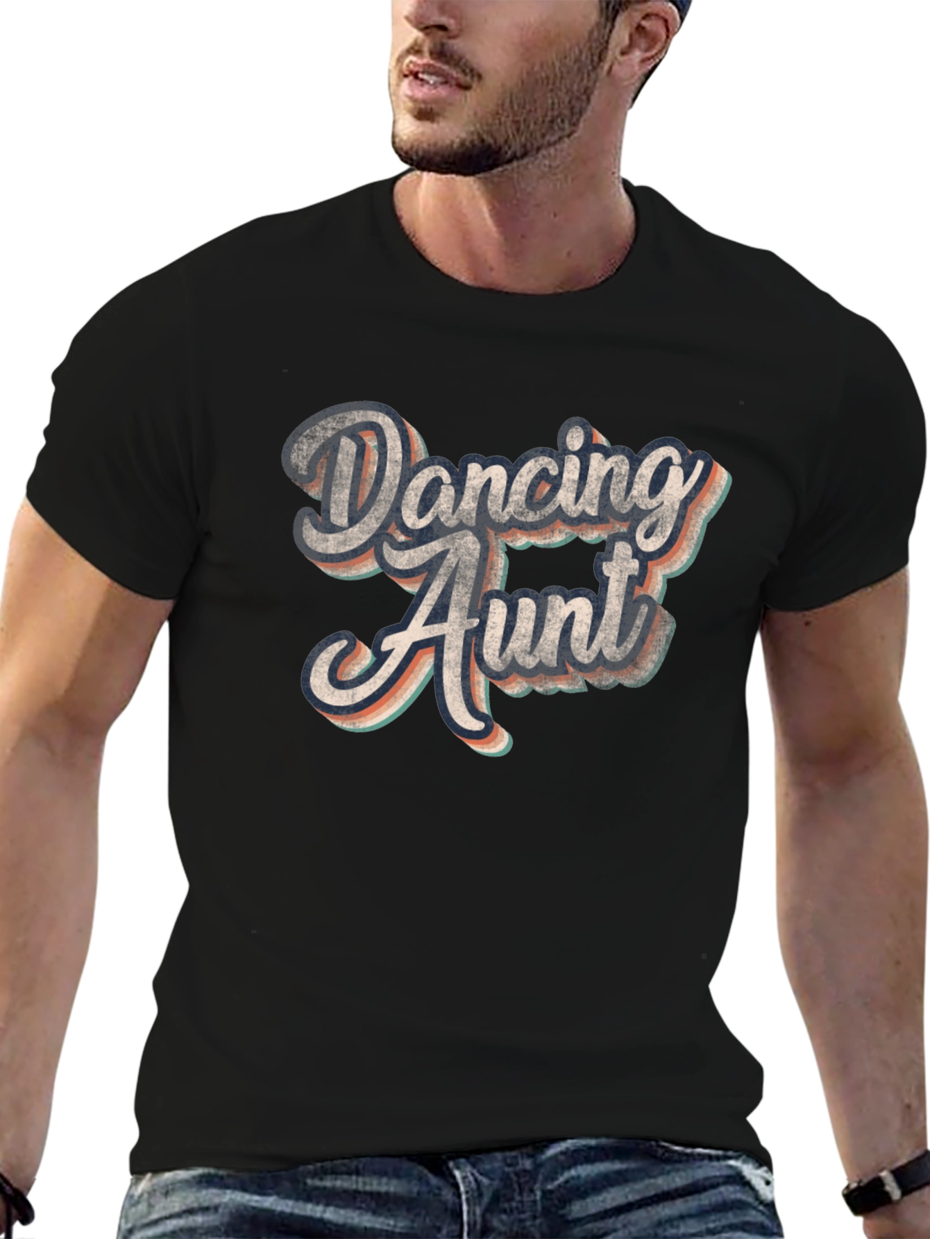 Dancing Aunt T-Shirt - Retro Style
