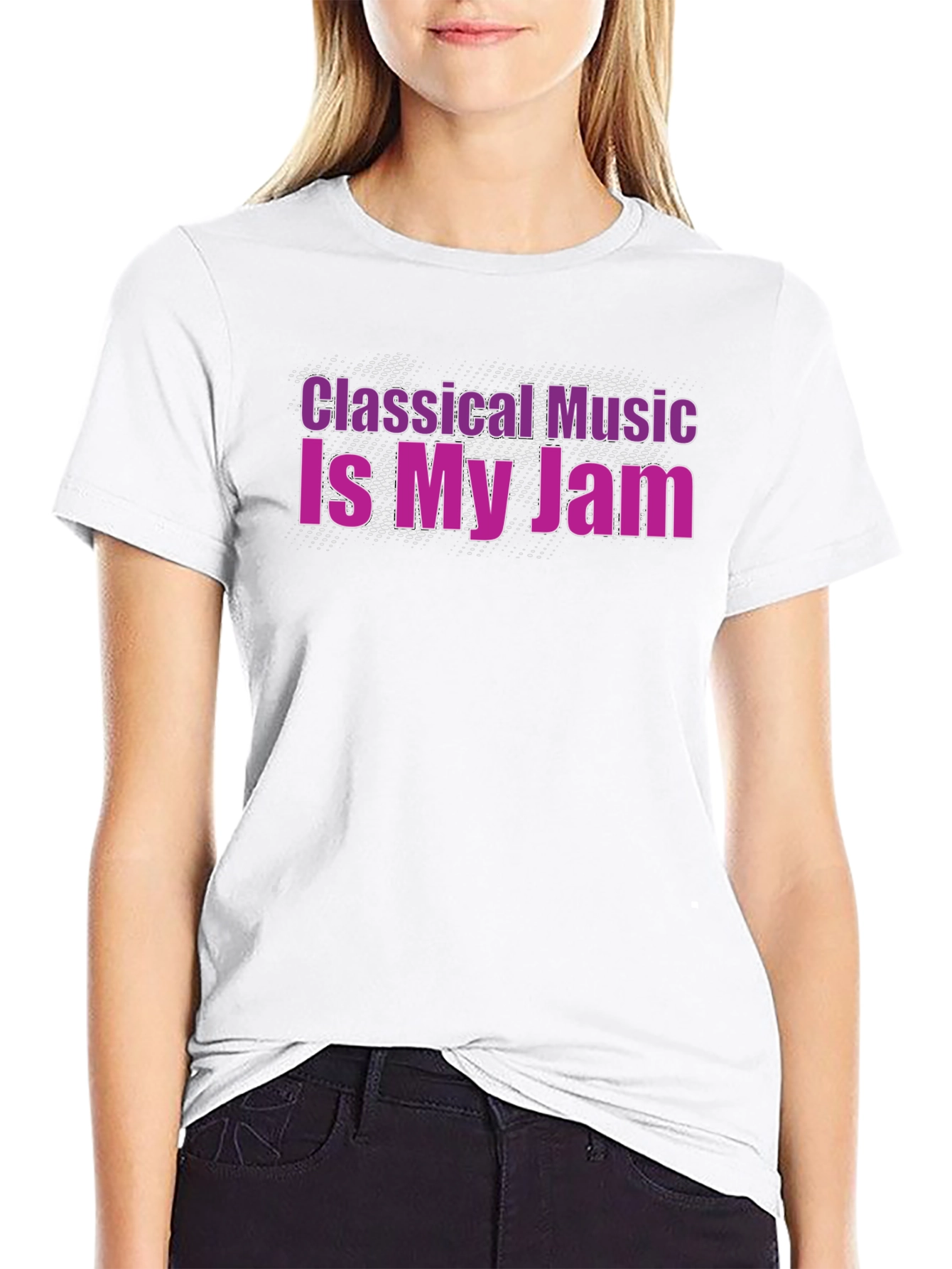 Classical Music Is My Jam Black T-Shirt