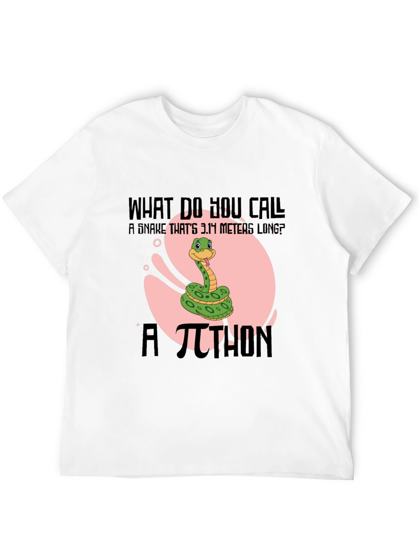 Pi-thon Humor T-Shirt