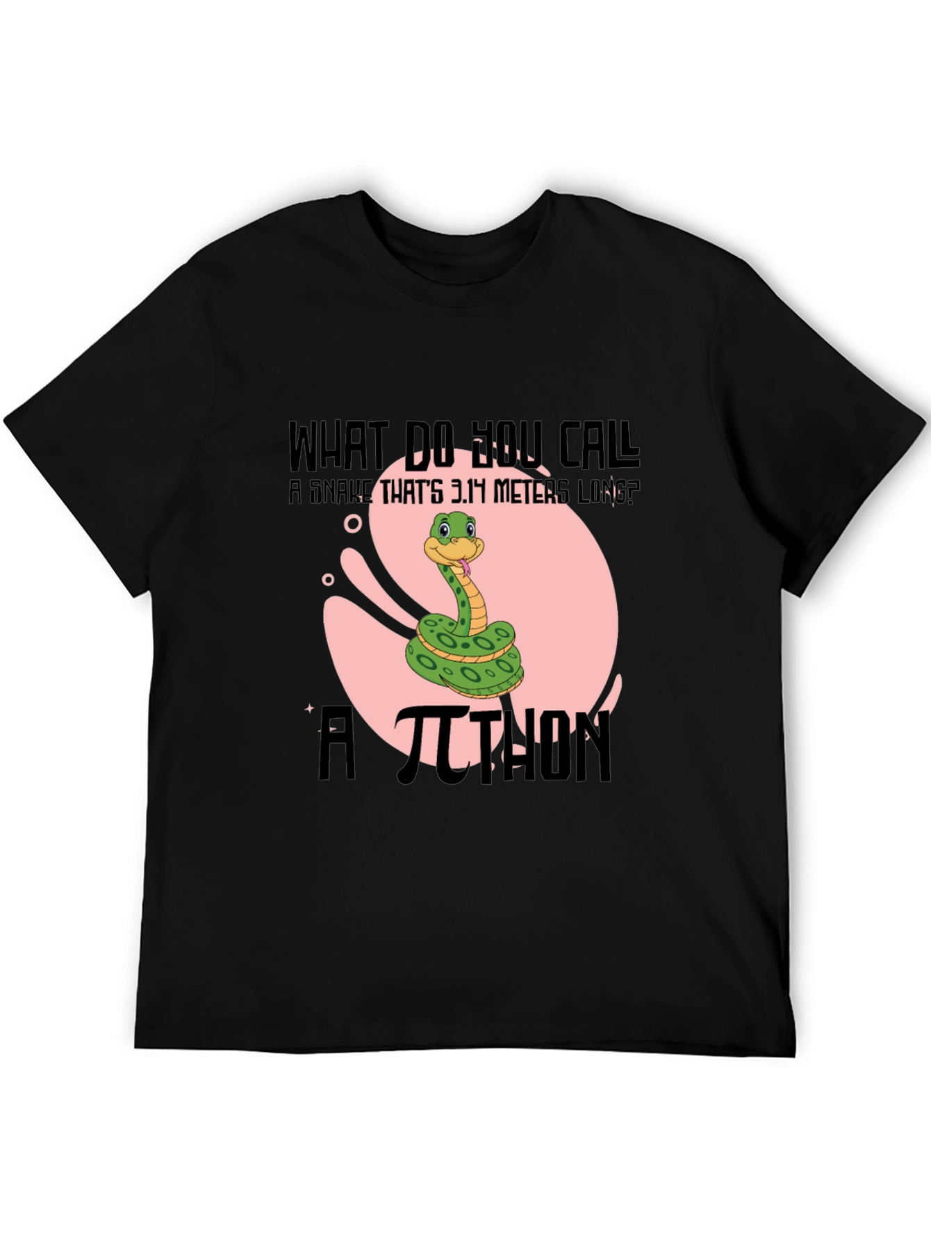 Pi-thon Humor T-Shirt