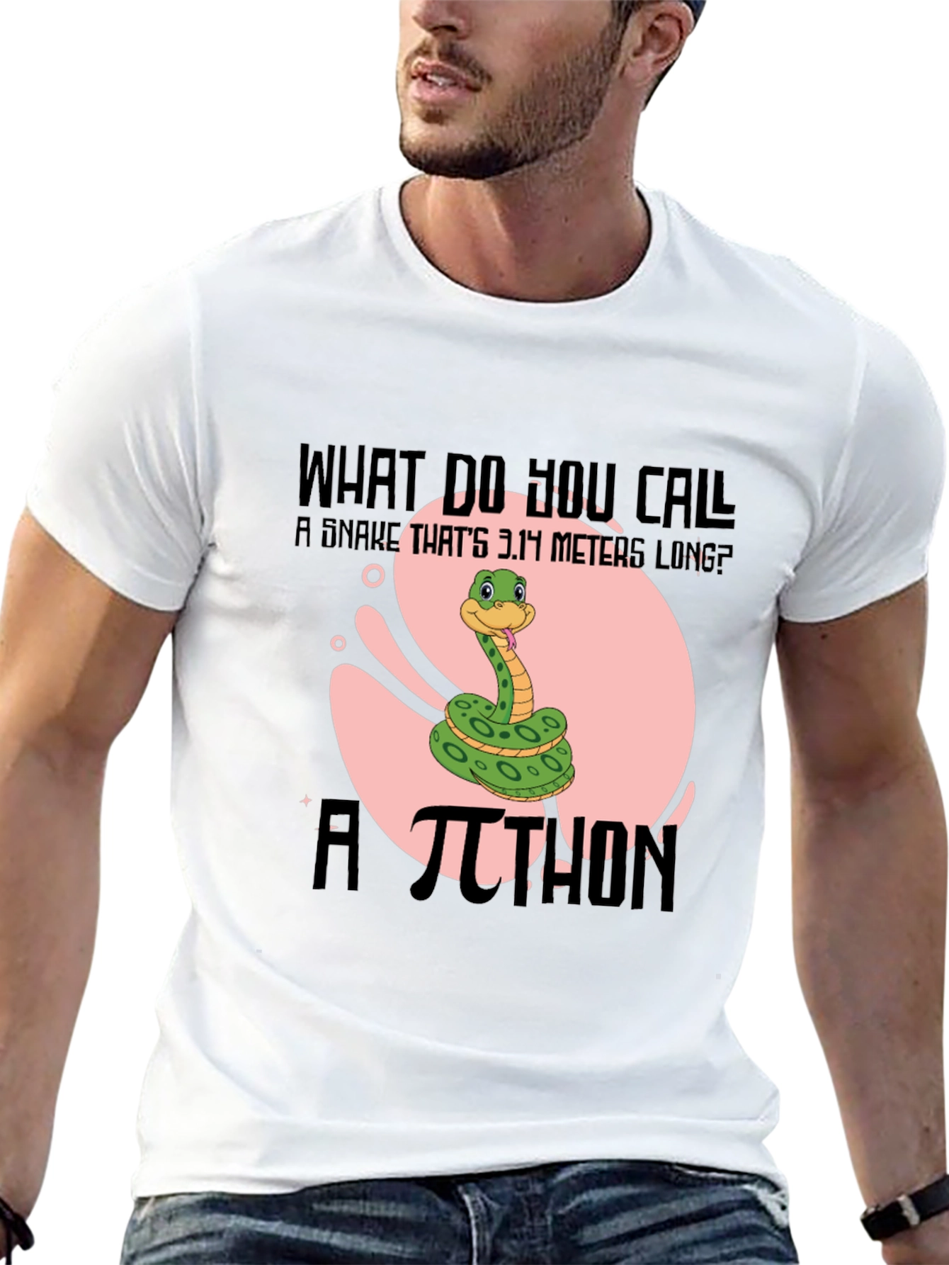 Pi-thon Humor T-Shirt
