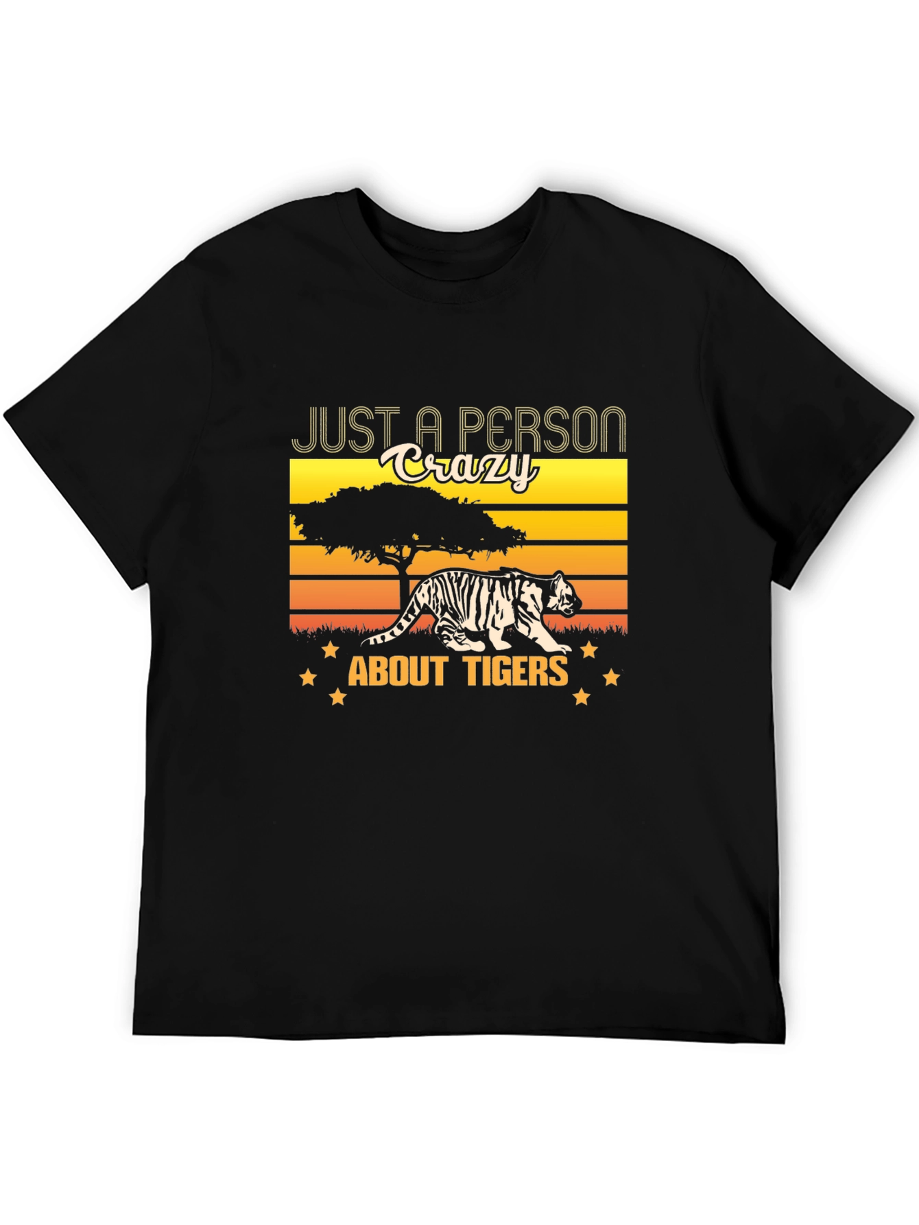 Crazy About Tigers Graphic Tee