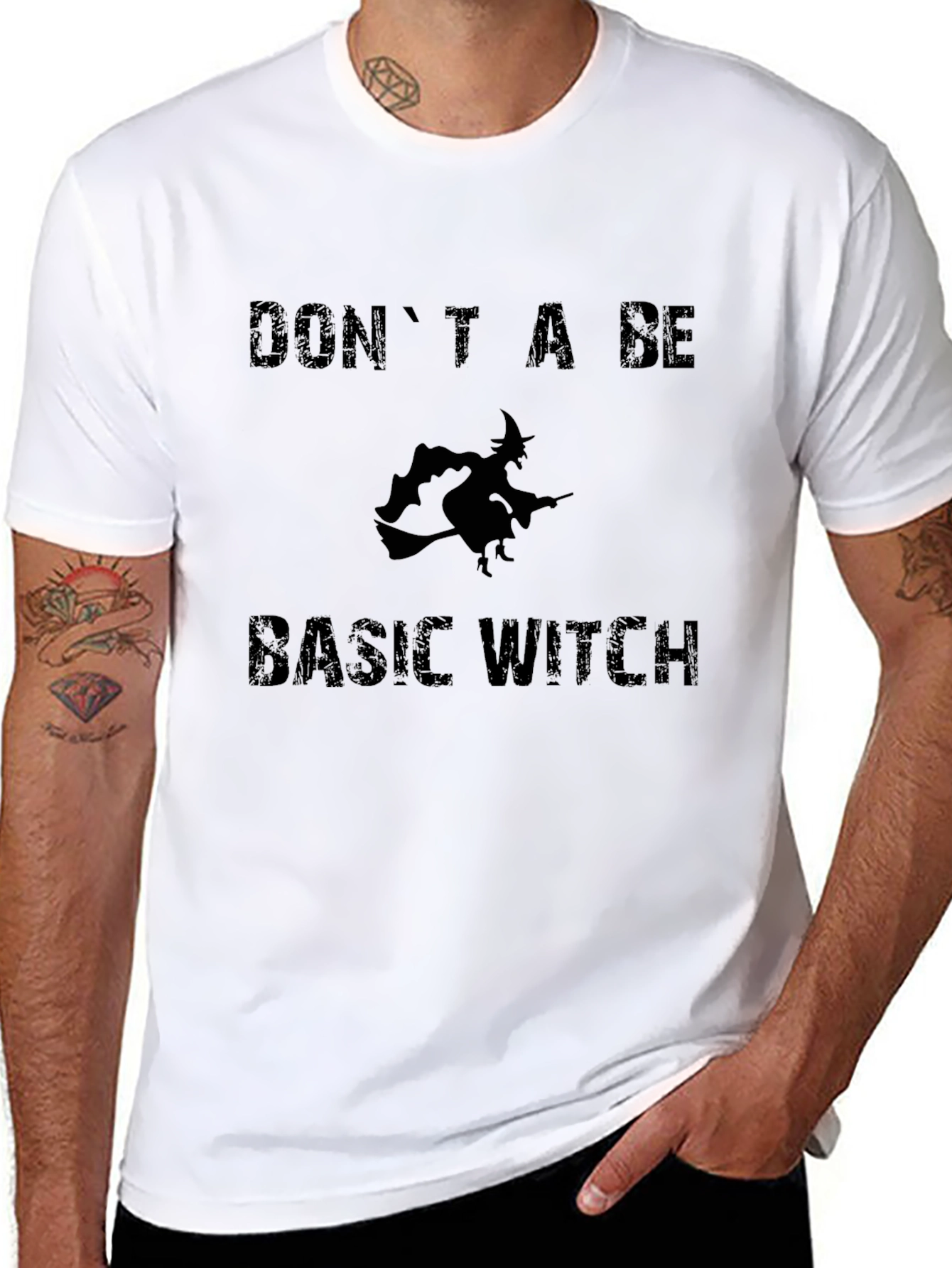 Dont Be a Basic Witch T-Shirt - Halloween Apparel