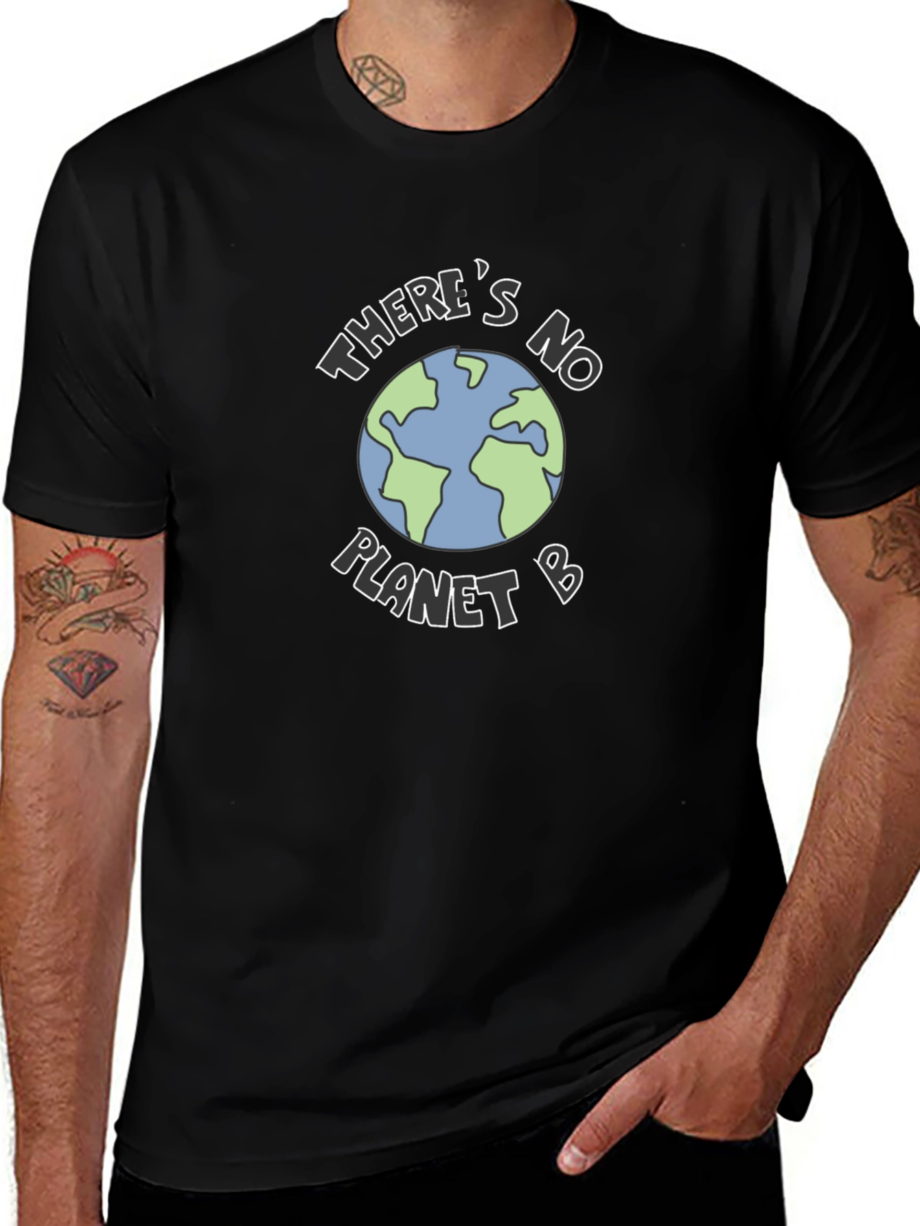 Theres No Planet B Earth Graphic Tee