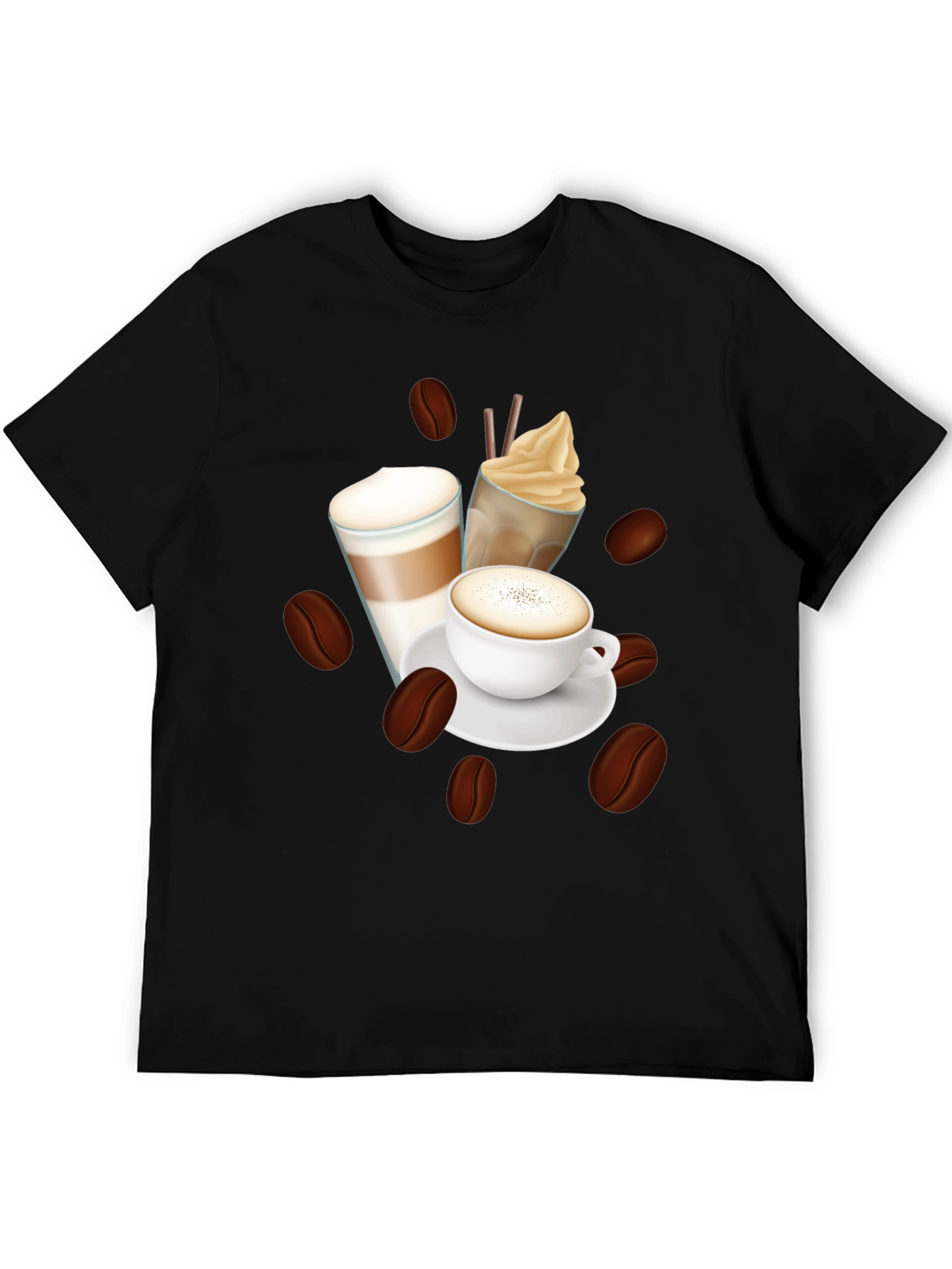 Coffee Lover T-Shirt - Latte Espresso Design