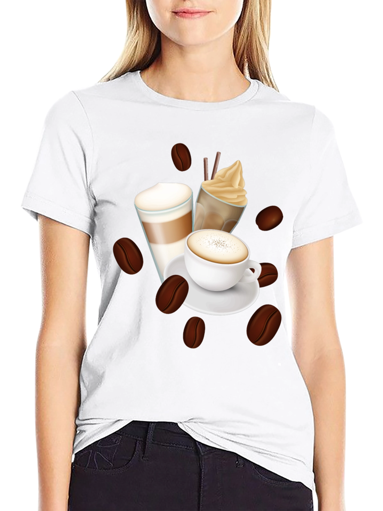 Coffee Lover T-Shirt - Latte Espresso Design