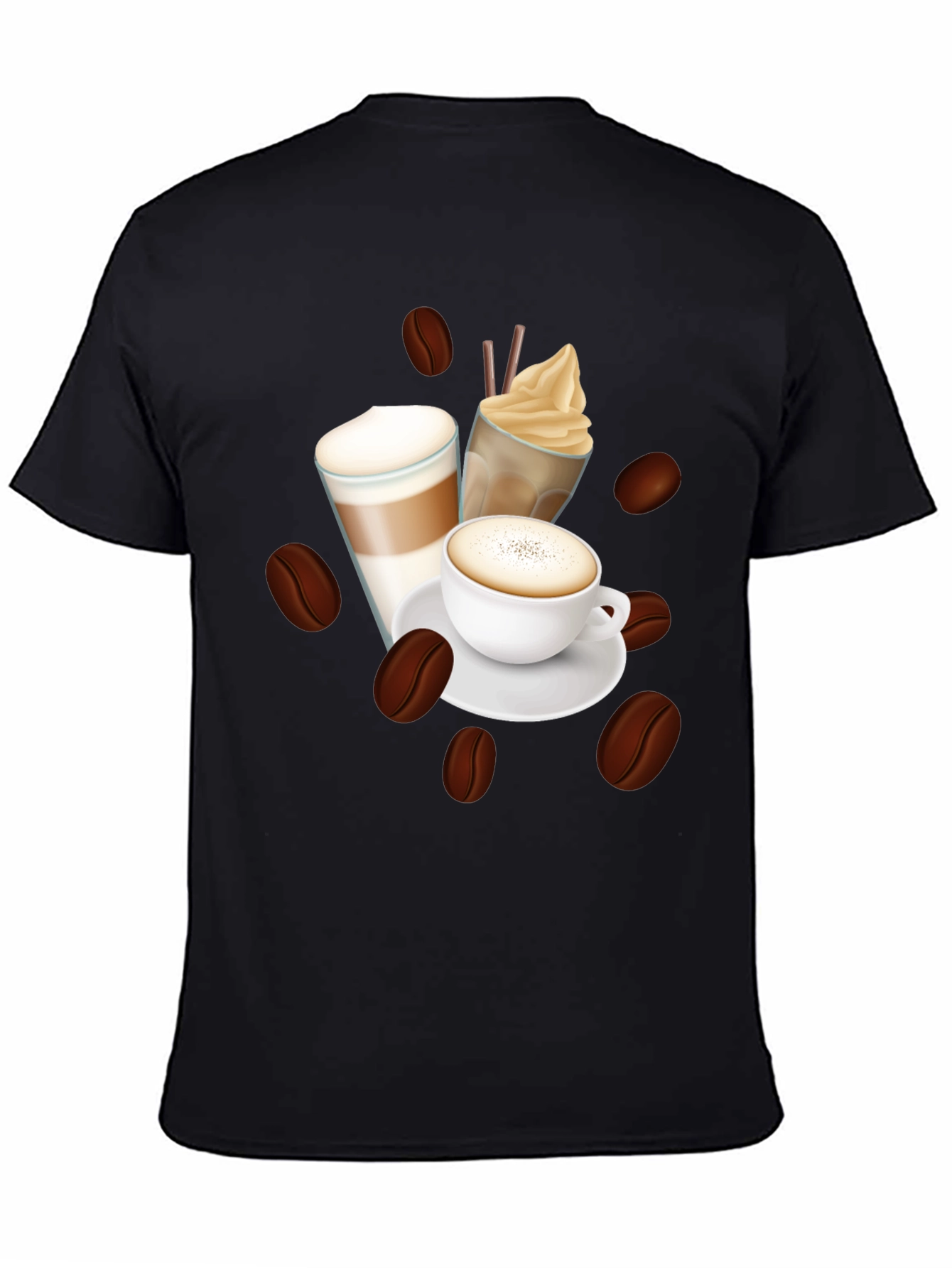 Coffee Lover T-Shirt - Latte Espresso Design