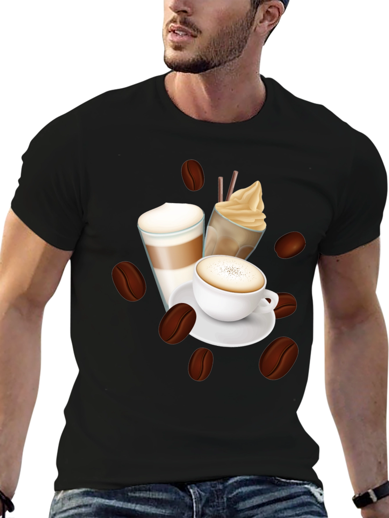 Coffee Lover T-Shirt - Latte Espresso Design