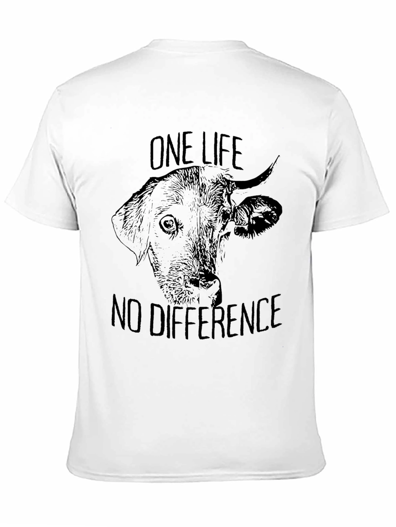 One Life No Difference Vegan T-Shirt