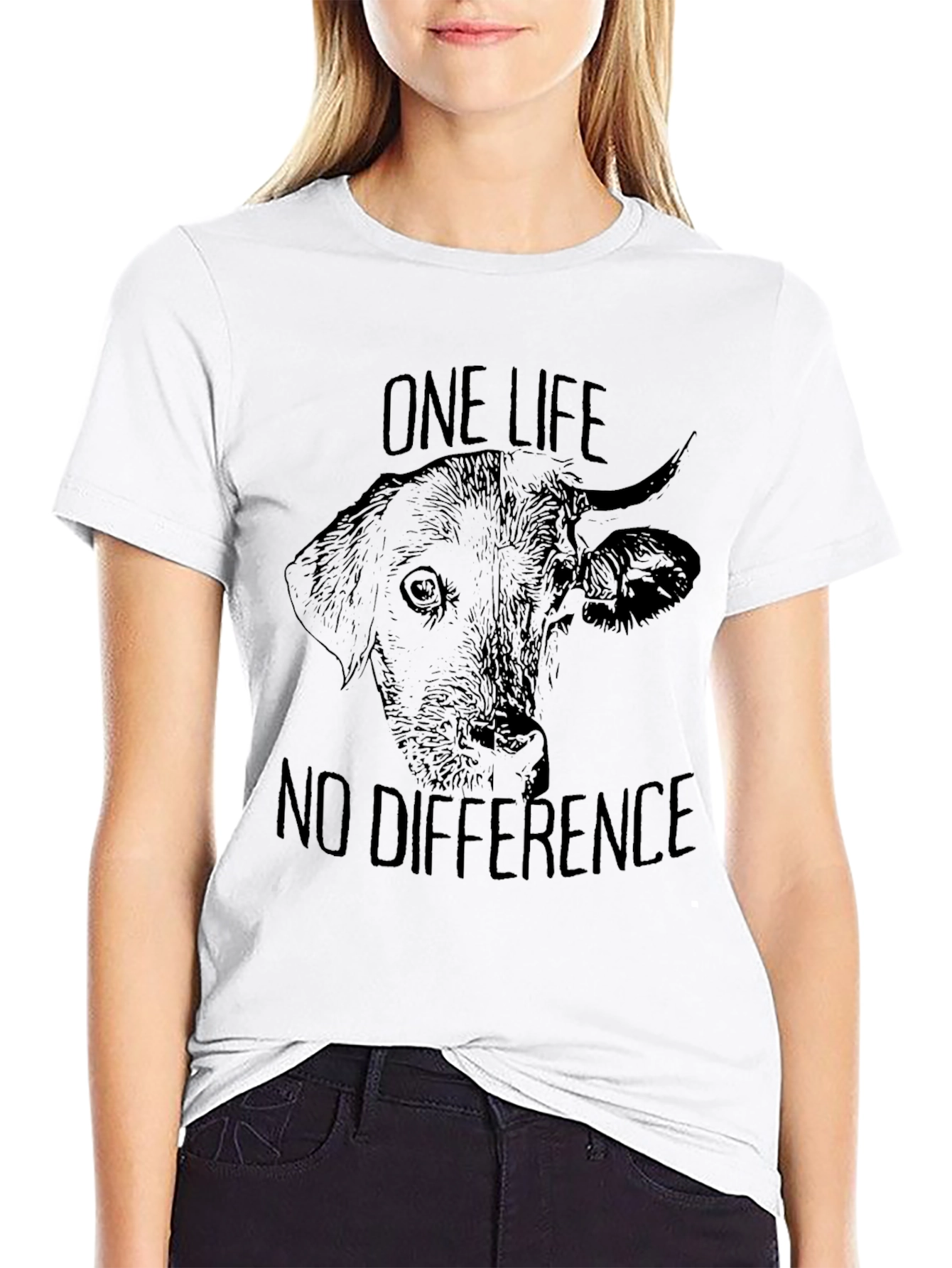 One Life No Difference Vegan T-Shirt