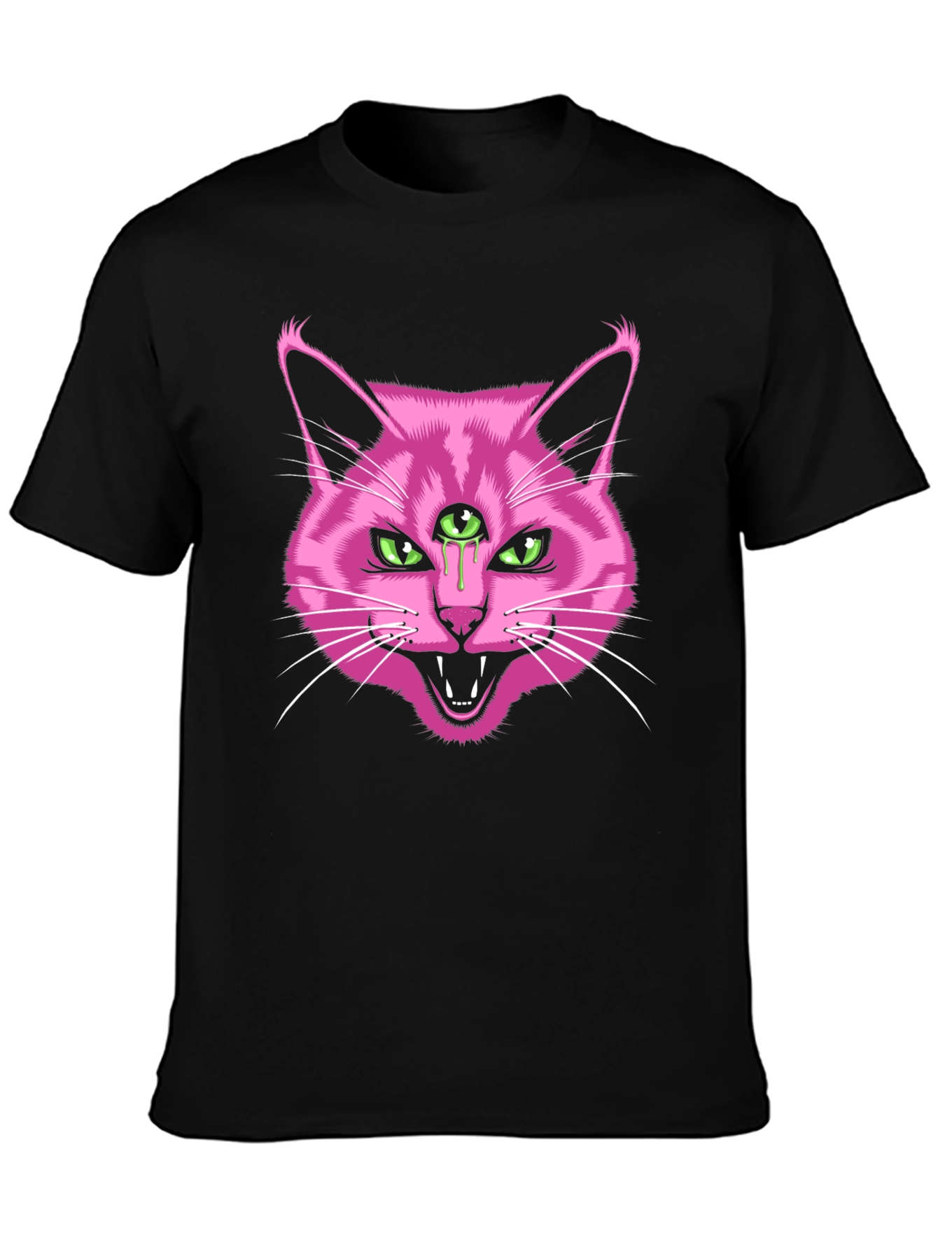 Third Eye Cat Graphic T-Shirt