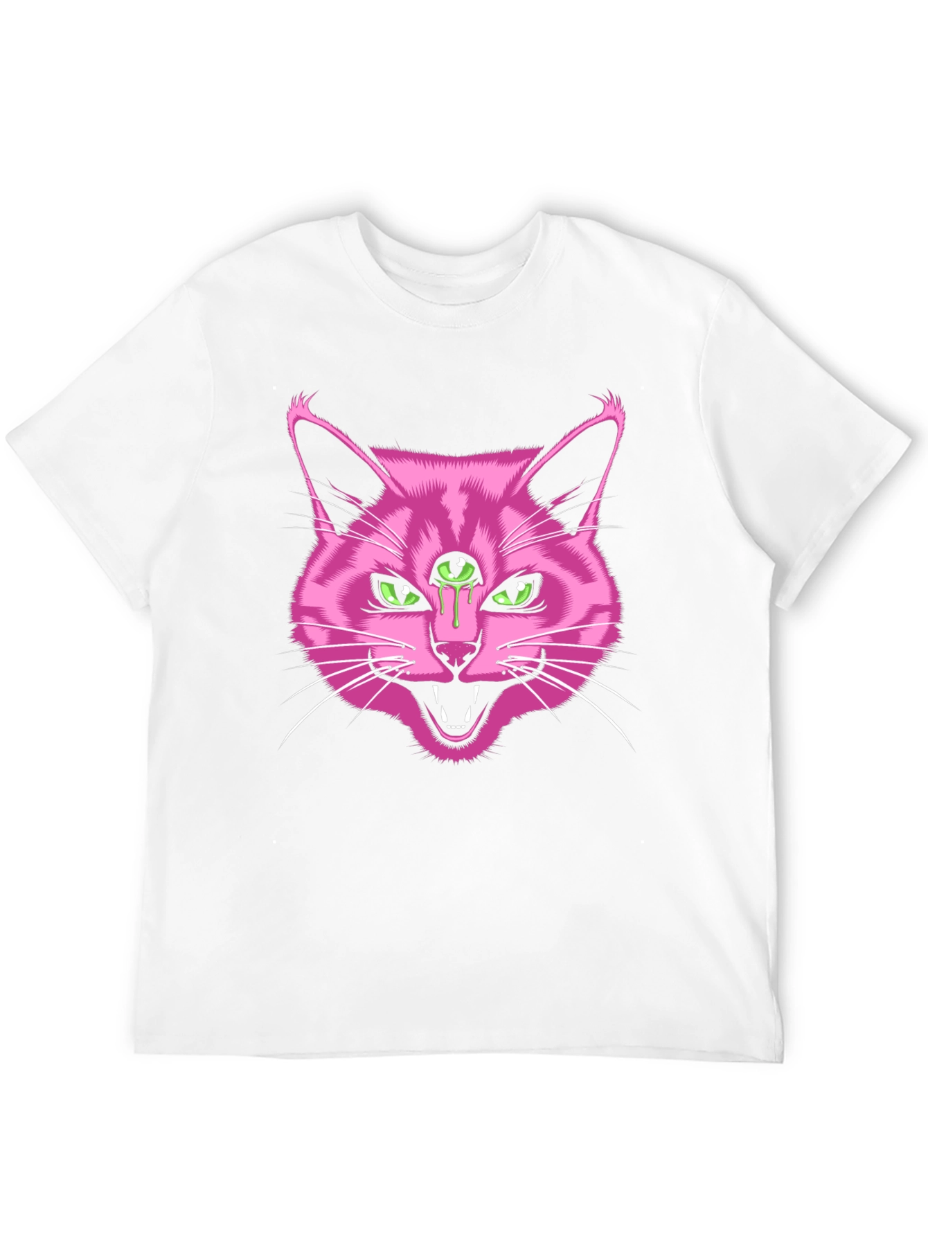 Third Eye Cat Graphic T-Shirt