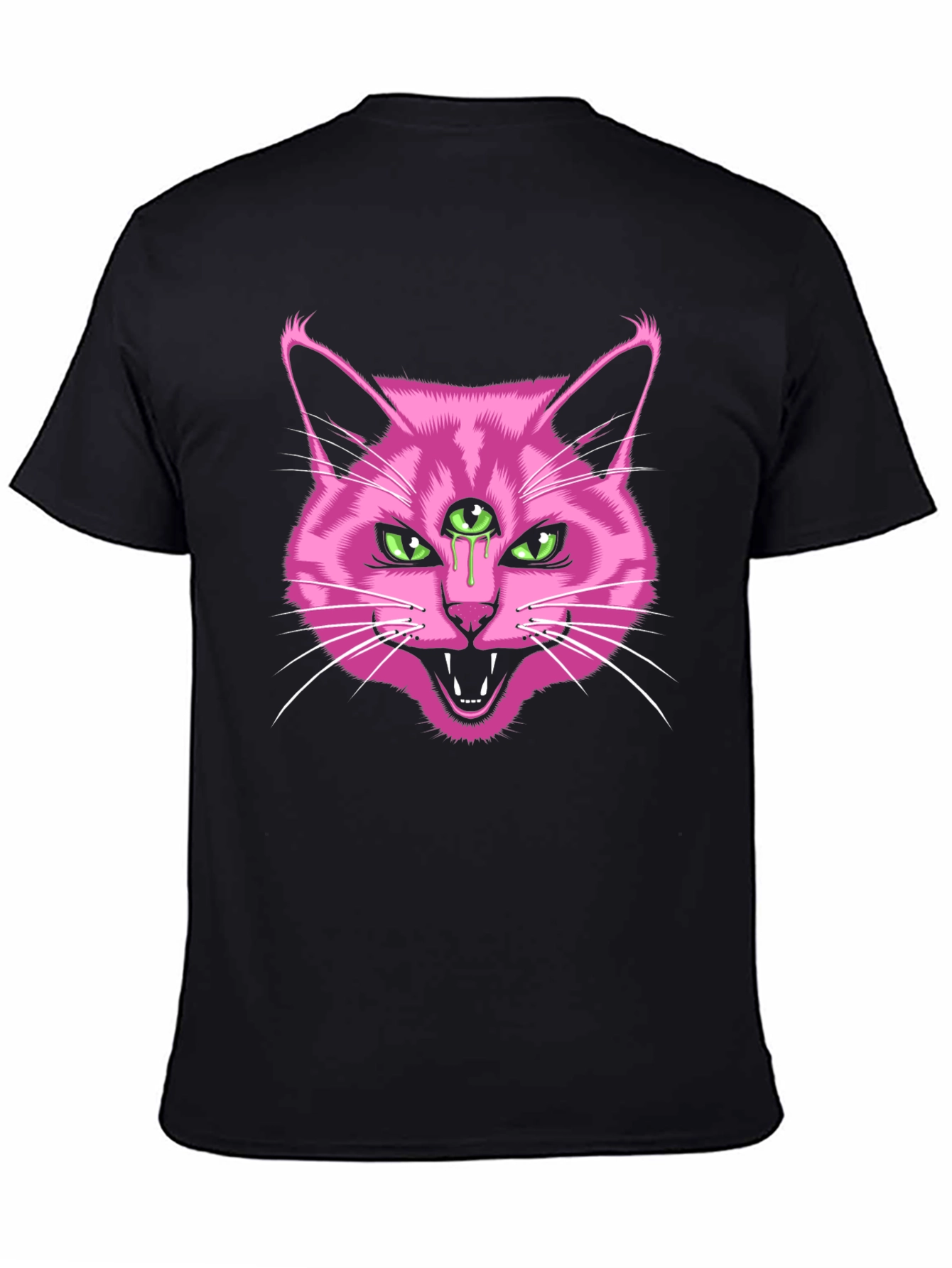 Third Eye Cat Graphic T-Shirt