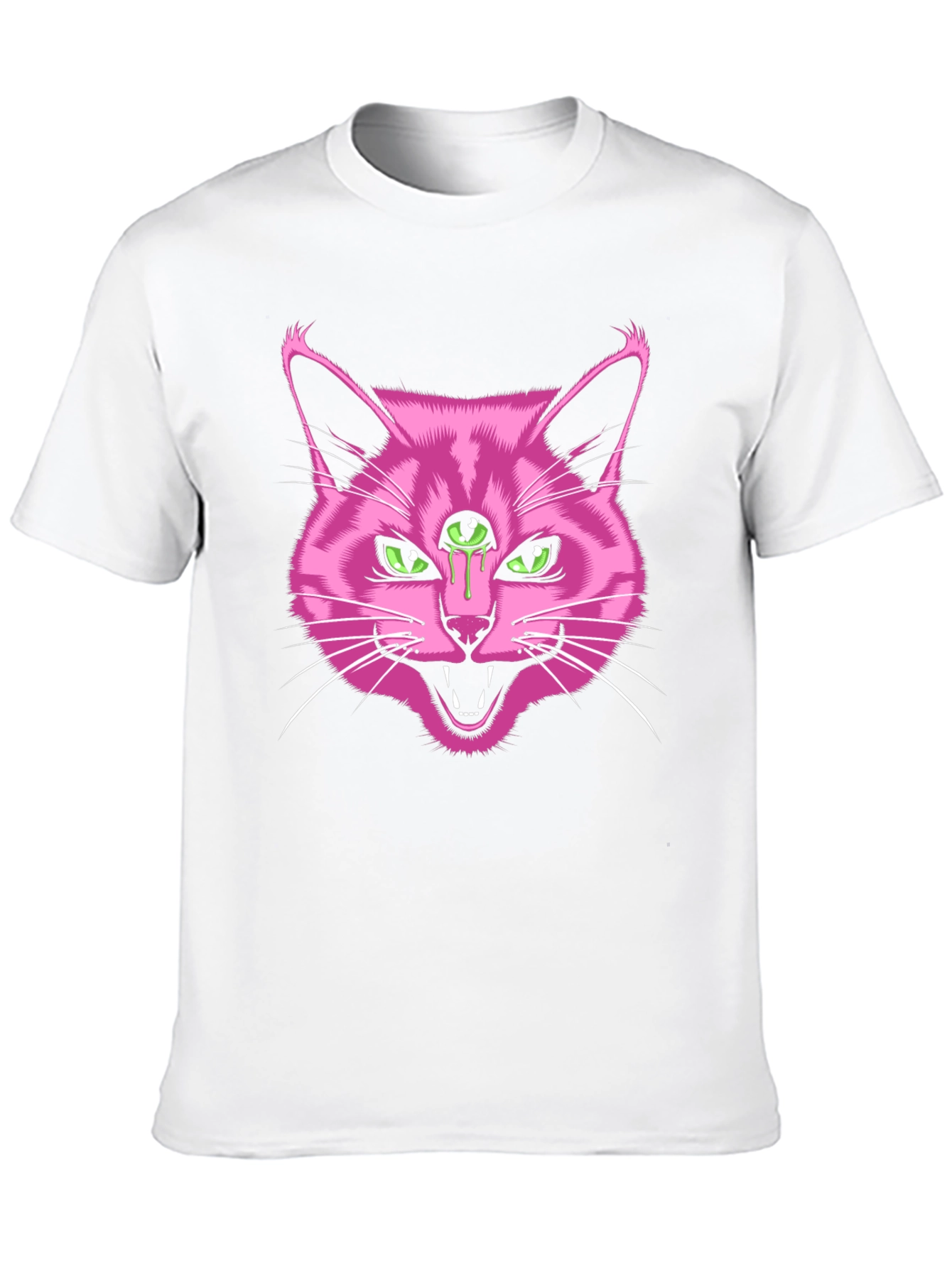 Third Eye Cat Graphic T-Shirt