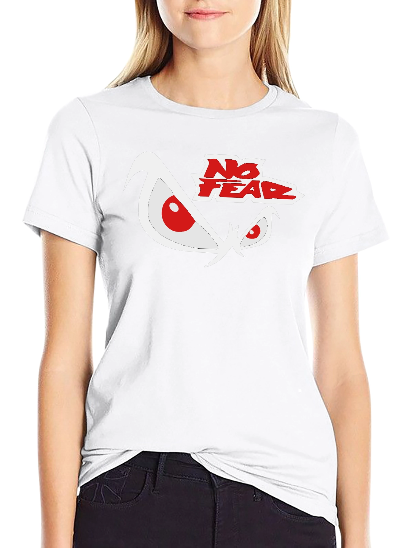 No Fear Graphic Print Black T-Shirt