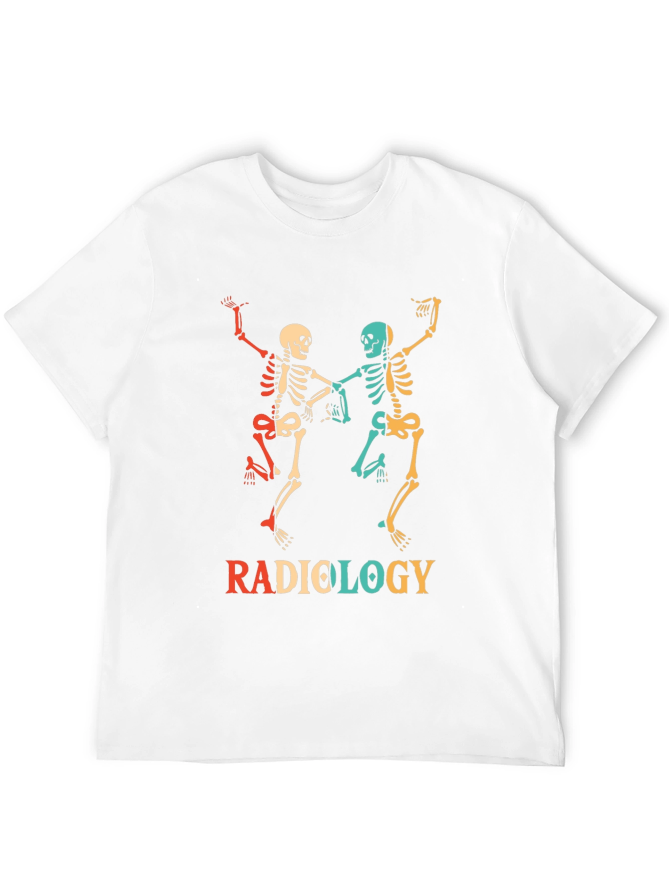 Radiology Skeleton T-Shirt - Retro Design